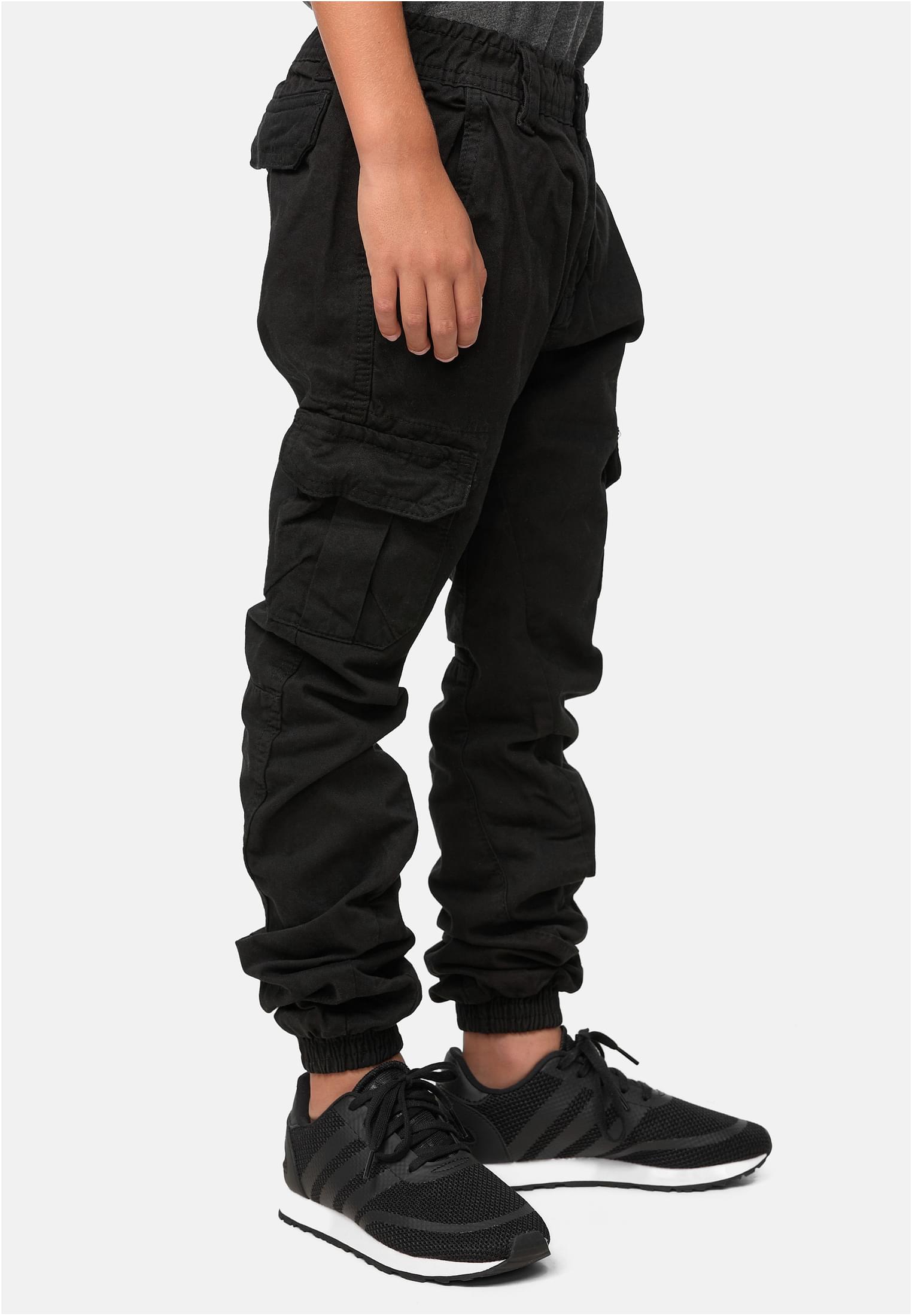 Boys Cargo Jogging Pants | black