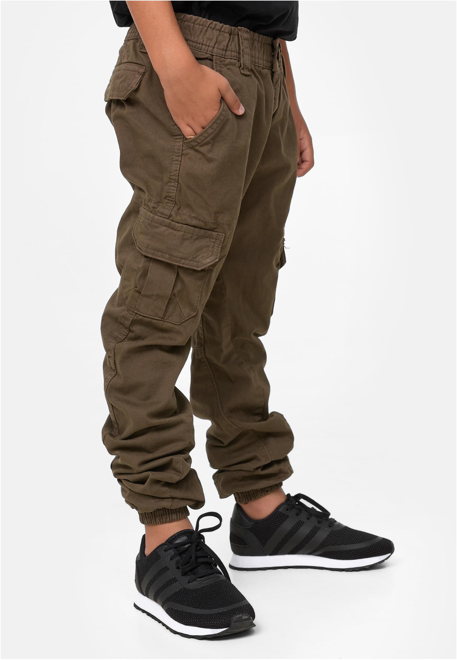 Boys Cargo Jogging Pants | olive