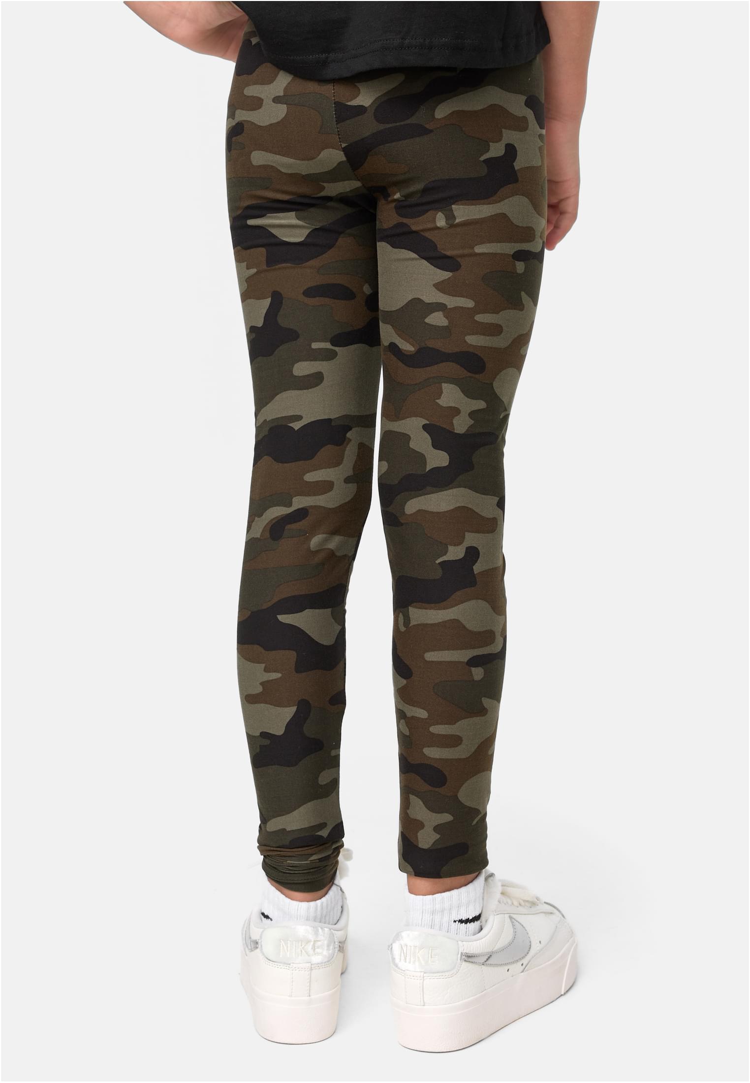 Girls Camo Leggings | wood camo