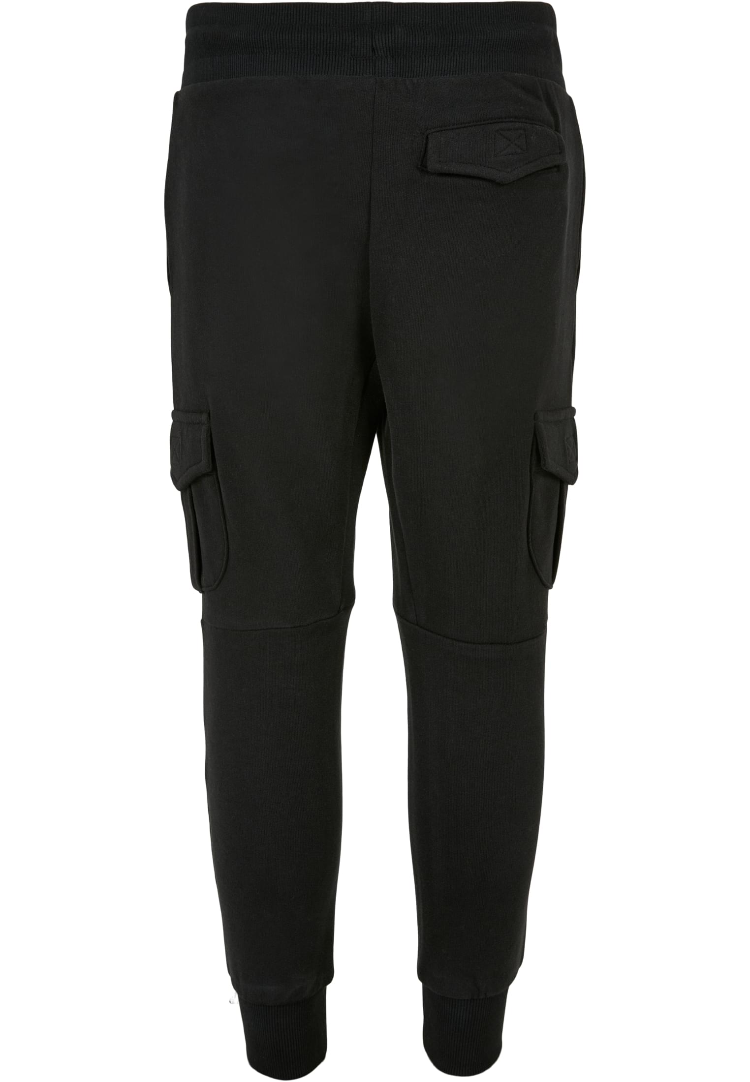 Boys Fitted Cargo Sweatpants | black