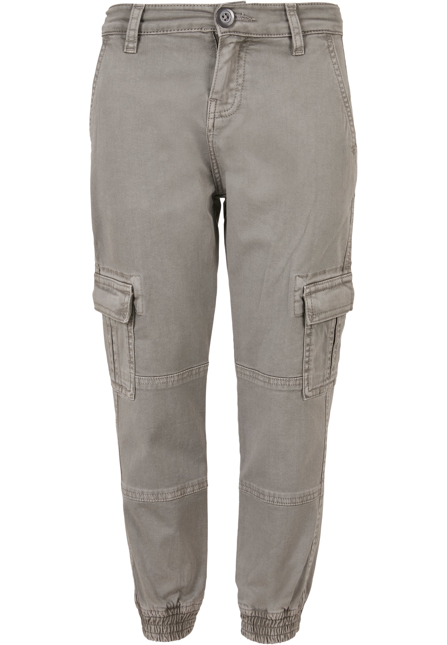 Boys Washed Cargo Twill Jogging Pants | grey