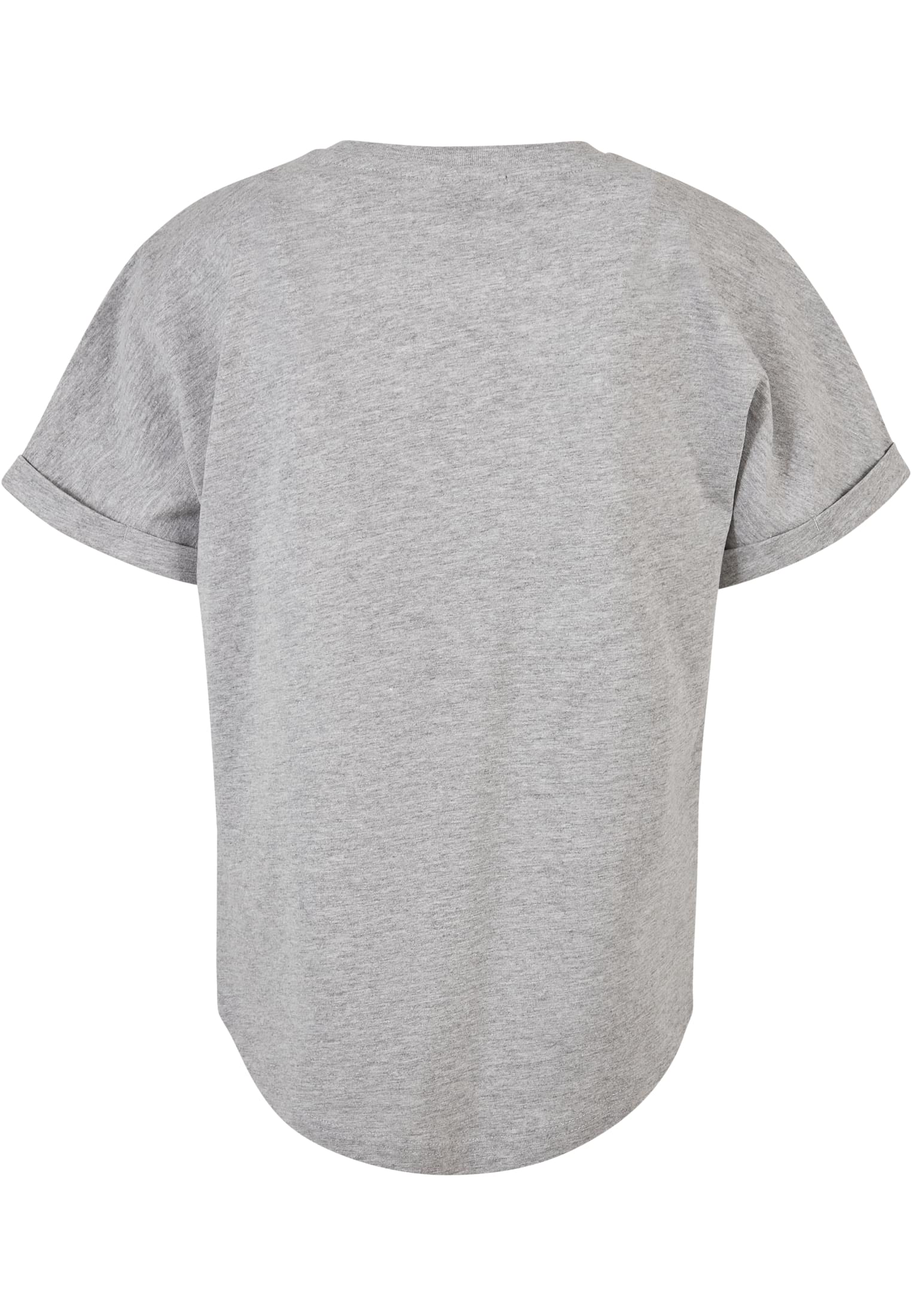 Boys Long Shaped Turnup Tee | grey