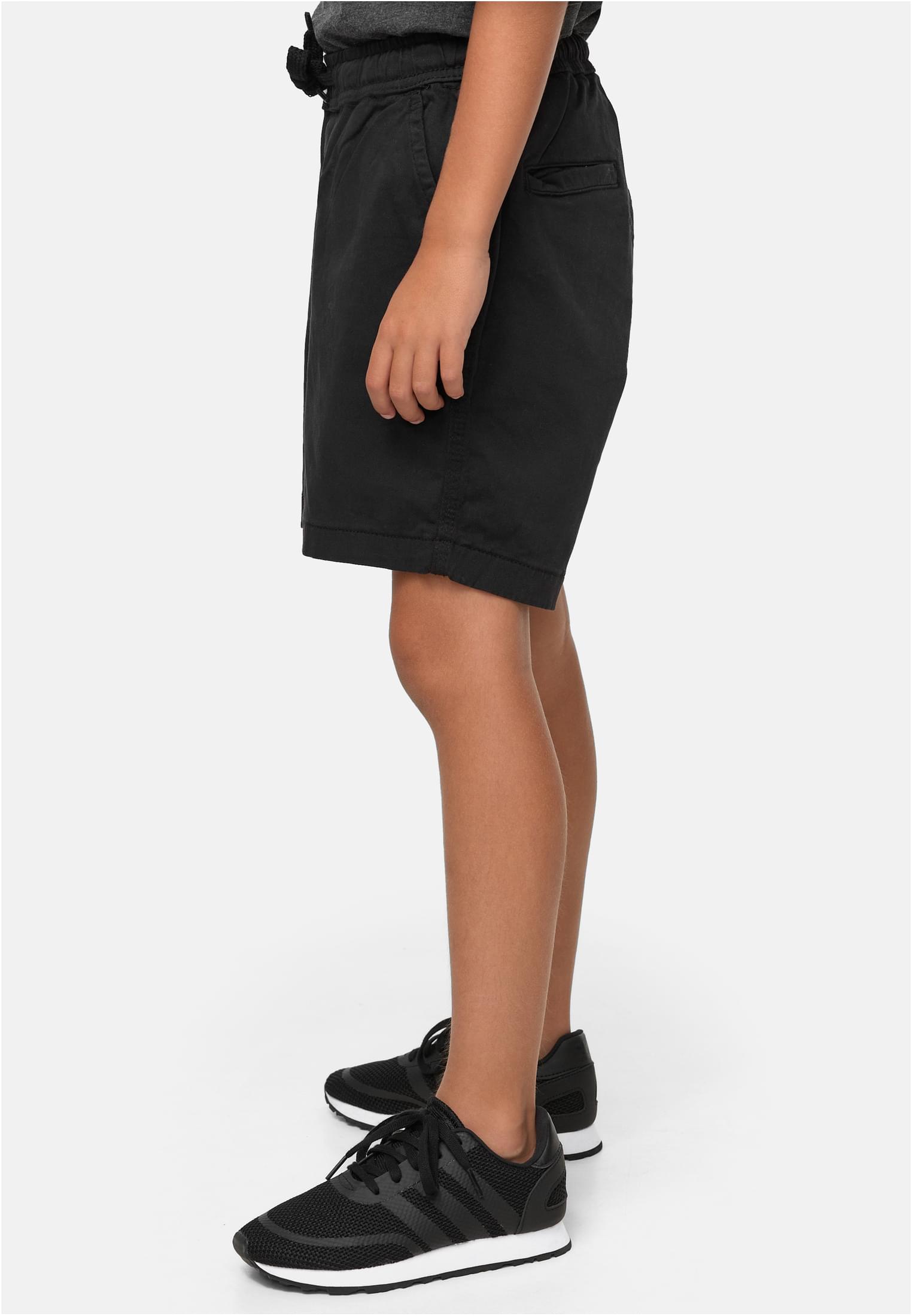 Boys Strech Twill Joggshorts | black