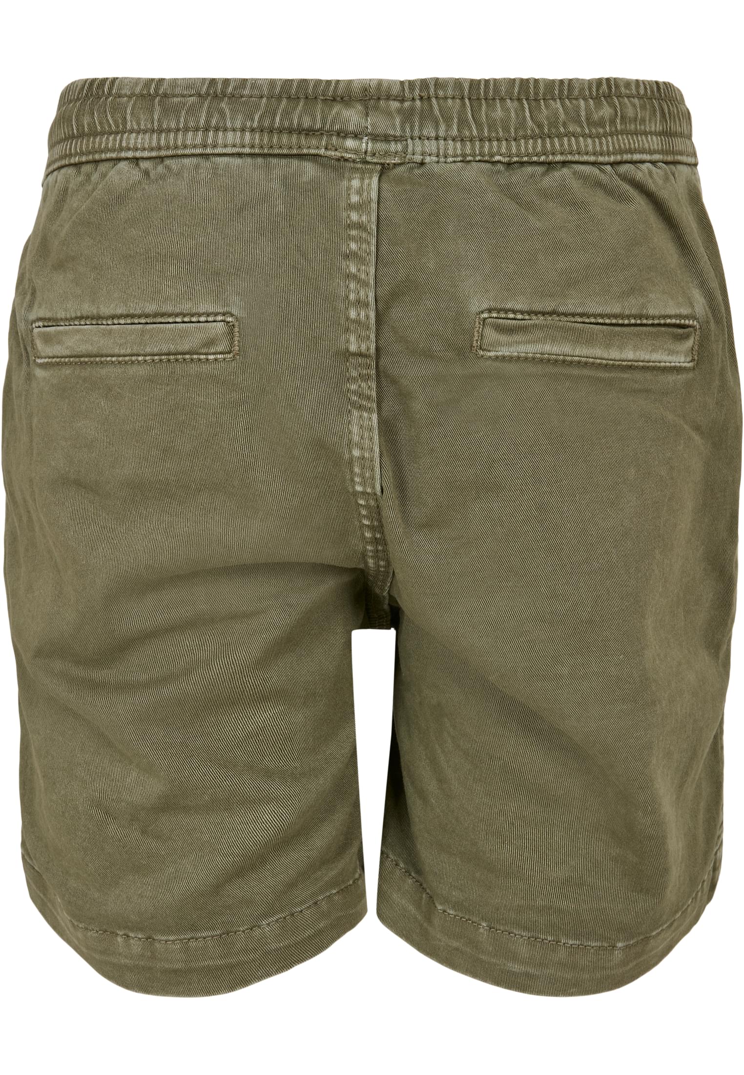 Boys Strech Twill Joggshorts | olive