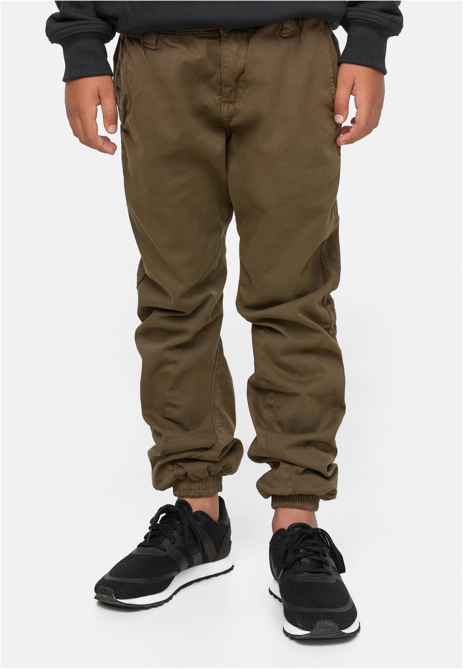 Boys Stretch Jogging Pants | olive