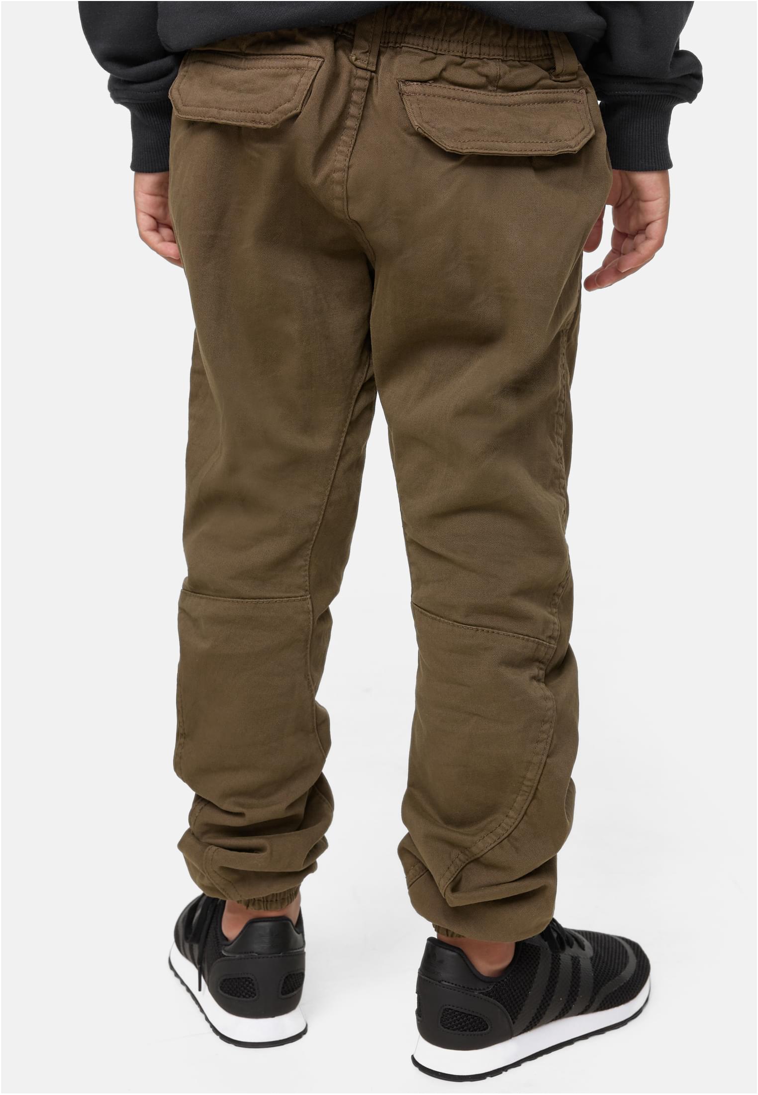 Boys Stretch Jogging Pants | olive