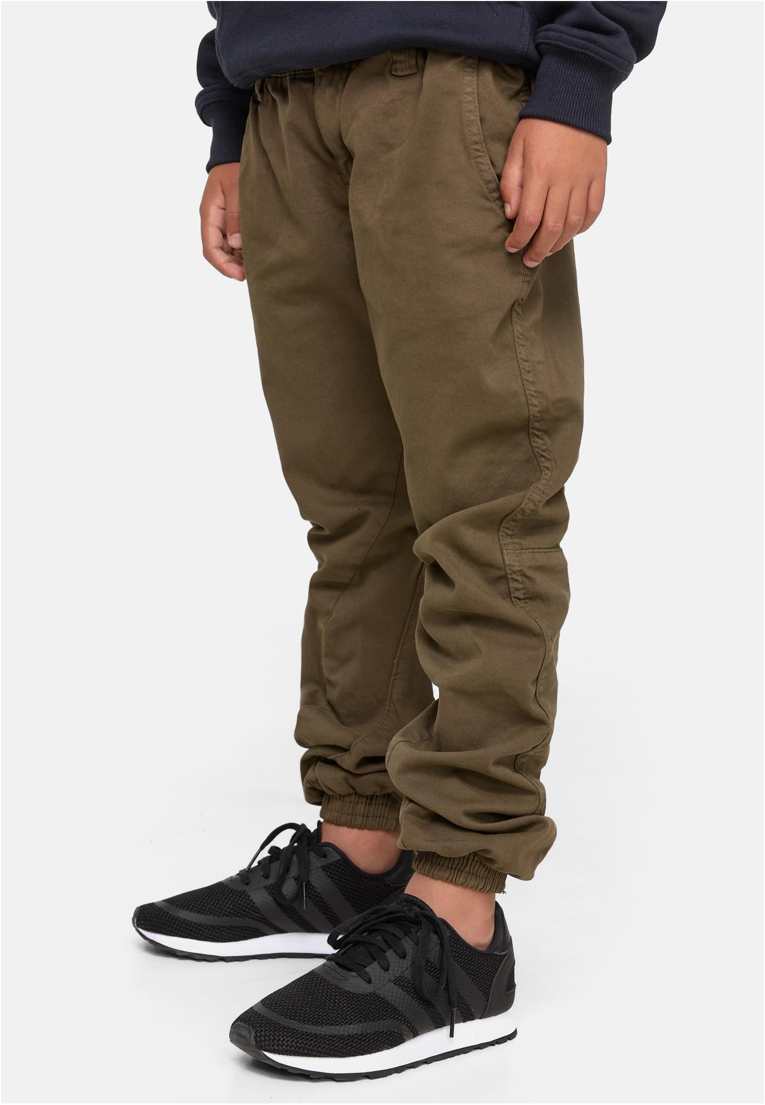 Boys Stretch Jogging Pants | olive