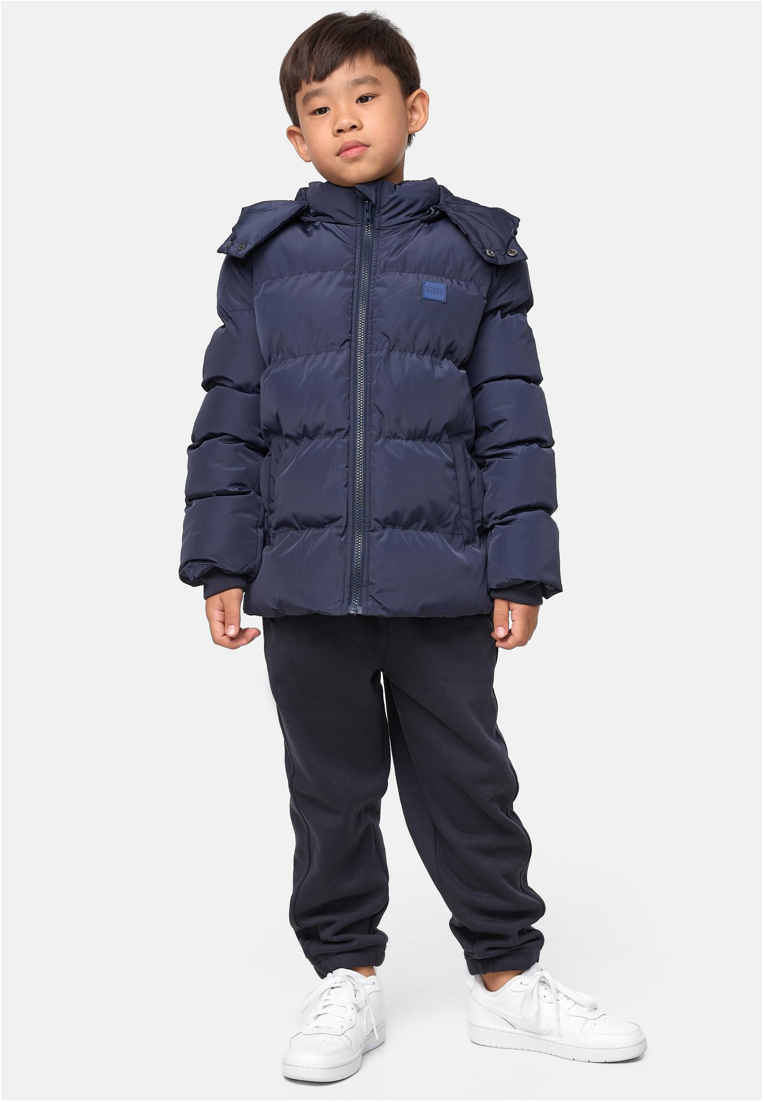 Boys Hooded Puffer Jacket | navy