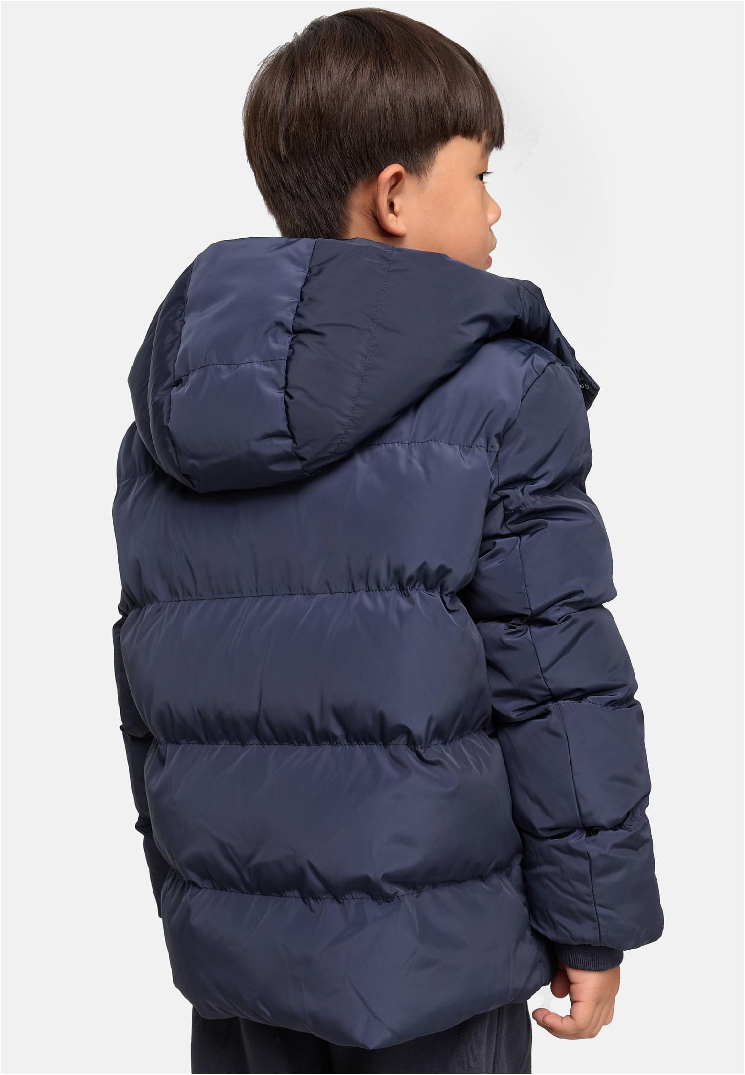 Boys Hooded Puffer Jacket | navy