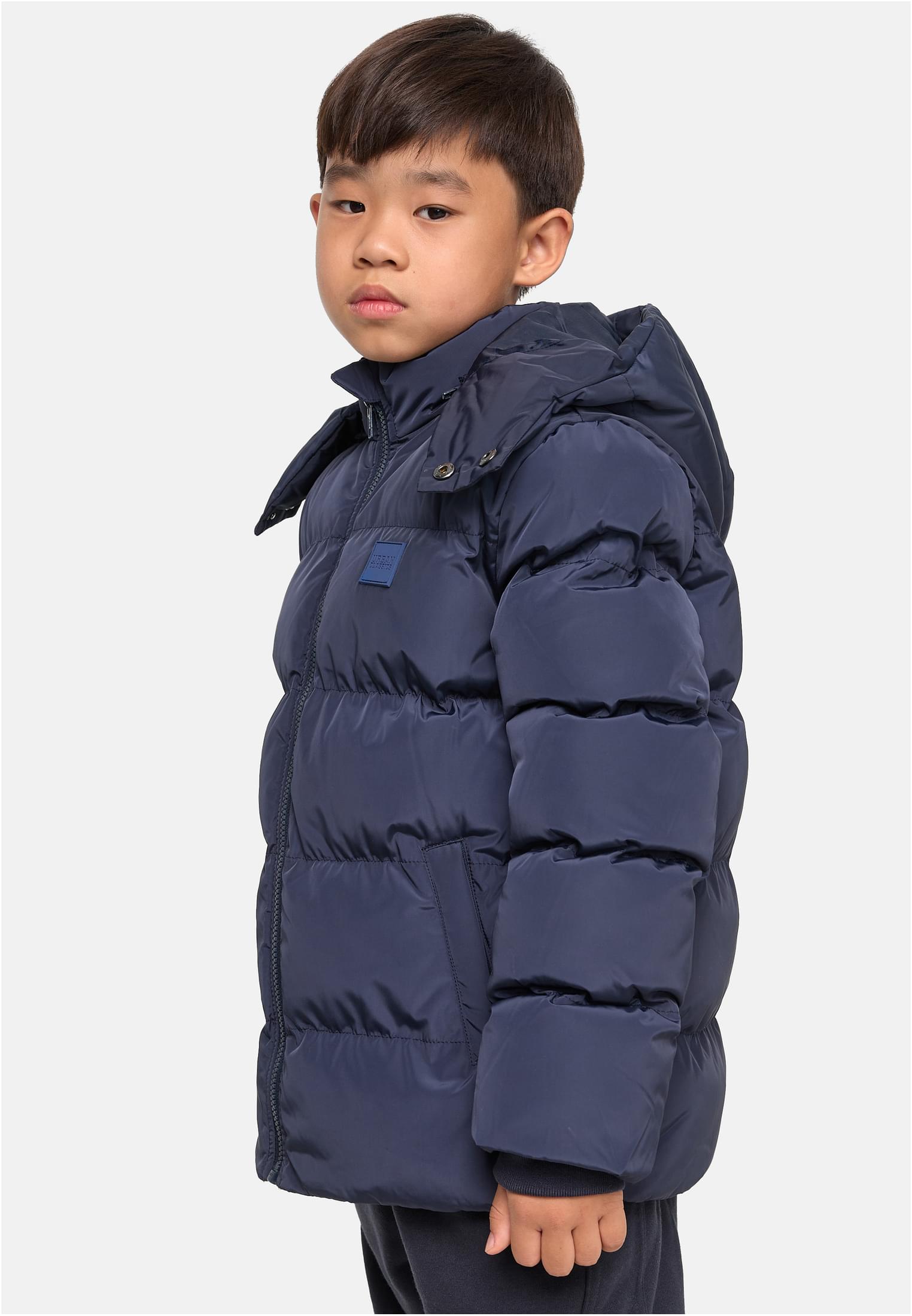 Boys Hooded Puffer Jacket | navy