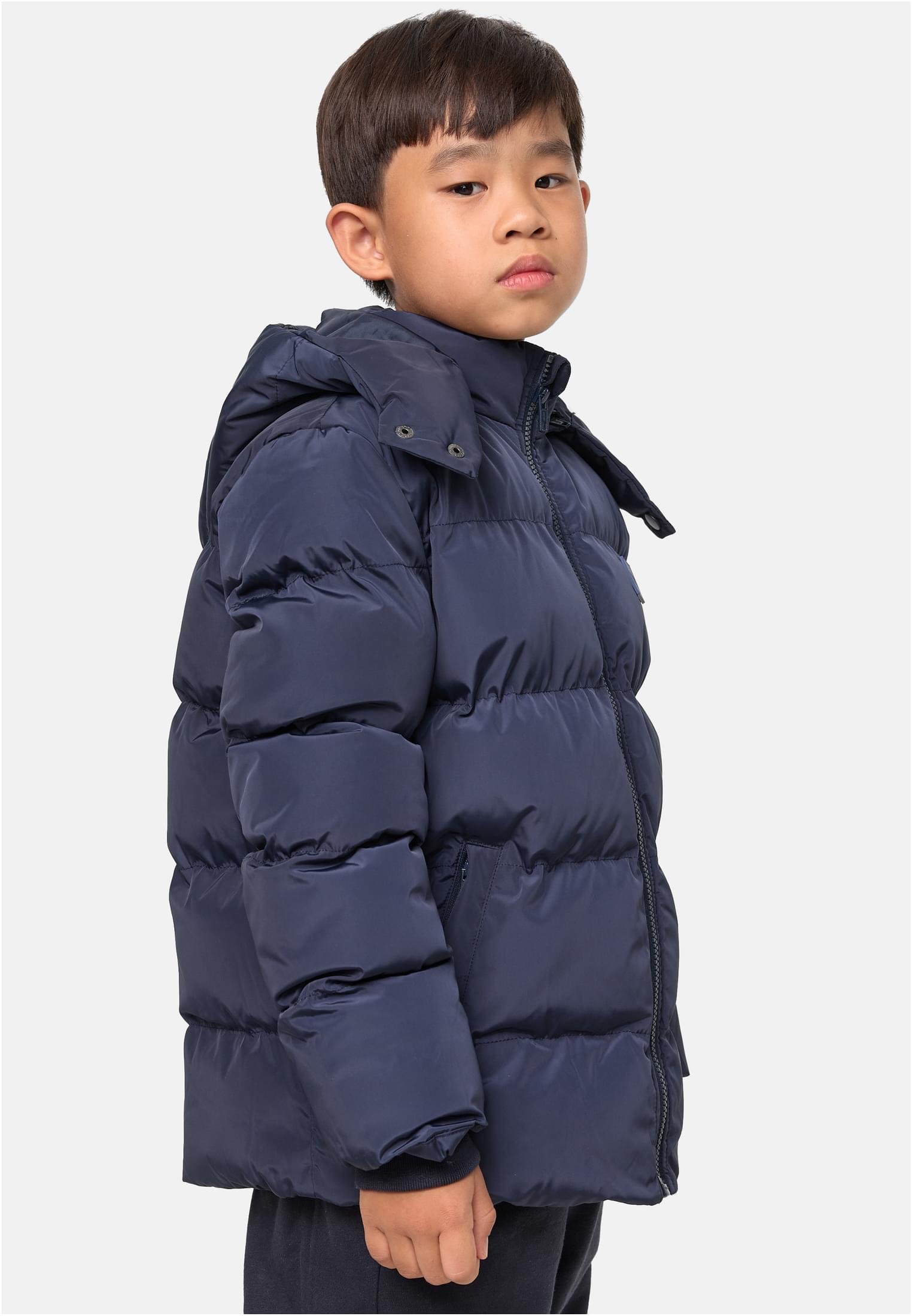 Boys Hooded Puffer Jacket | navy