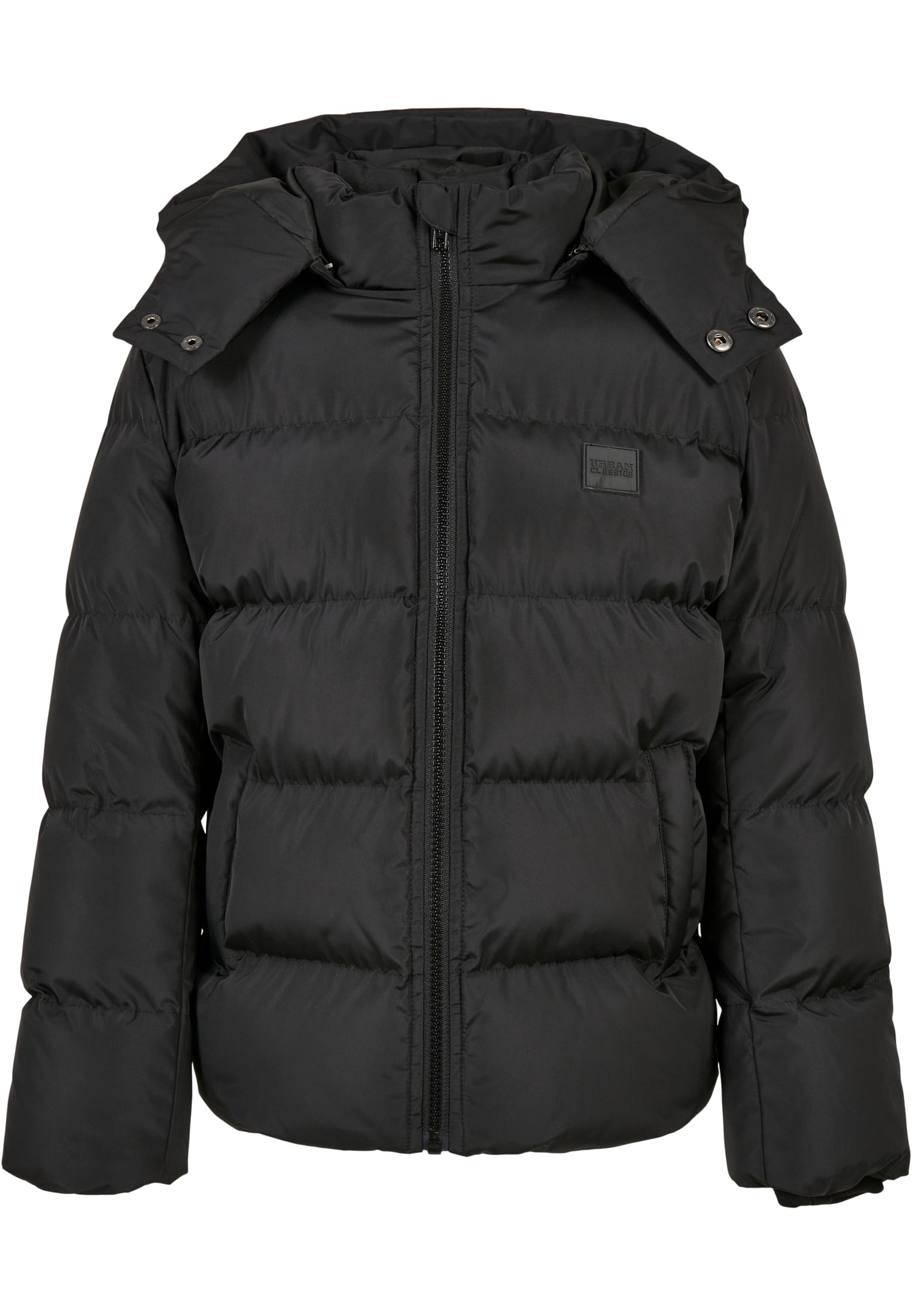 Boys Hooded Puffer Jacket | black