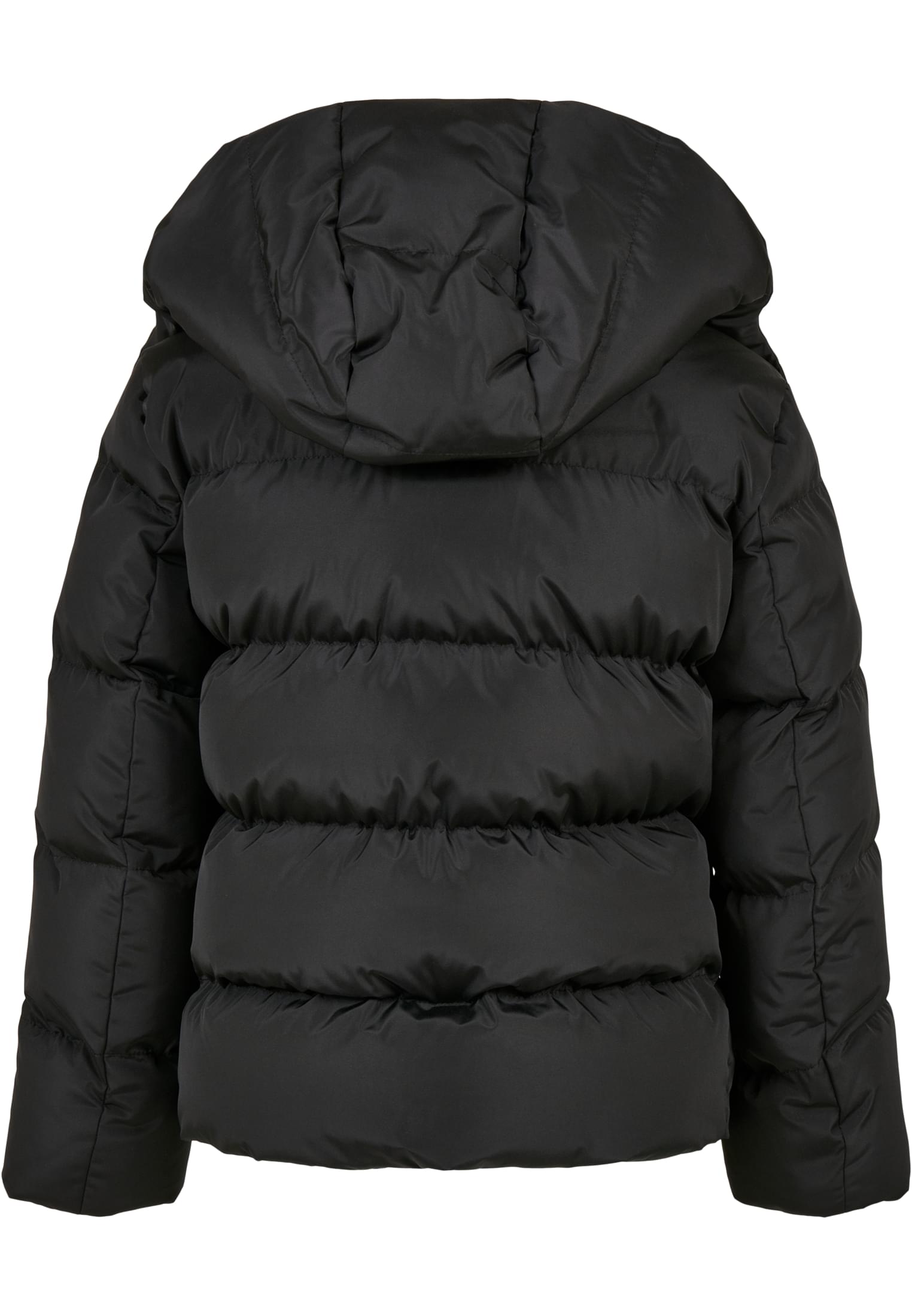 Boys Hooded Puffer Jacket | black