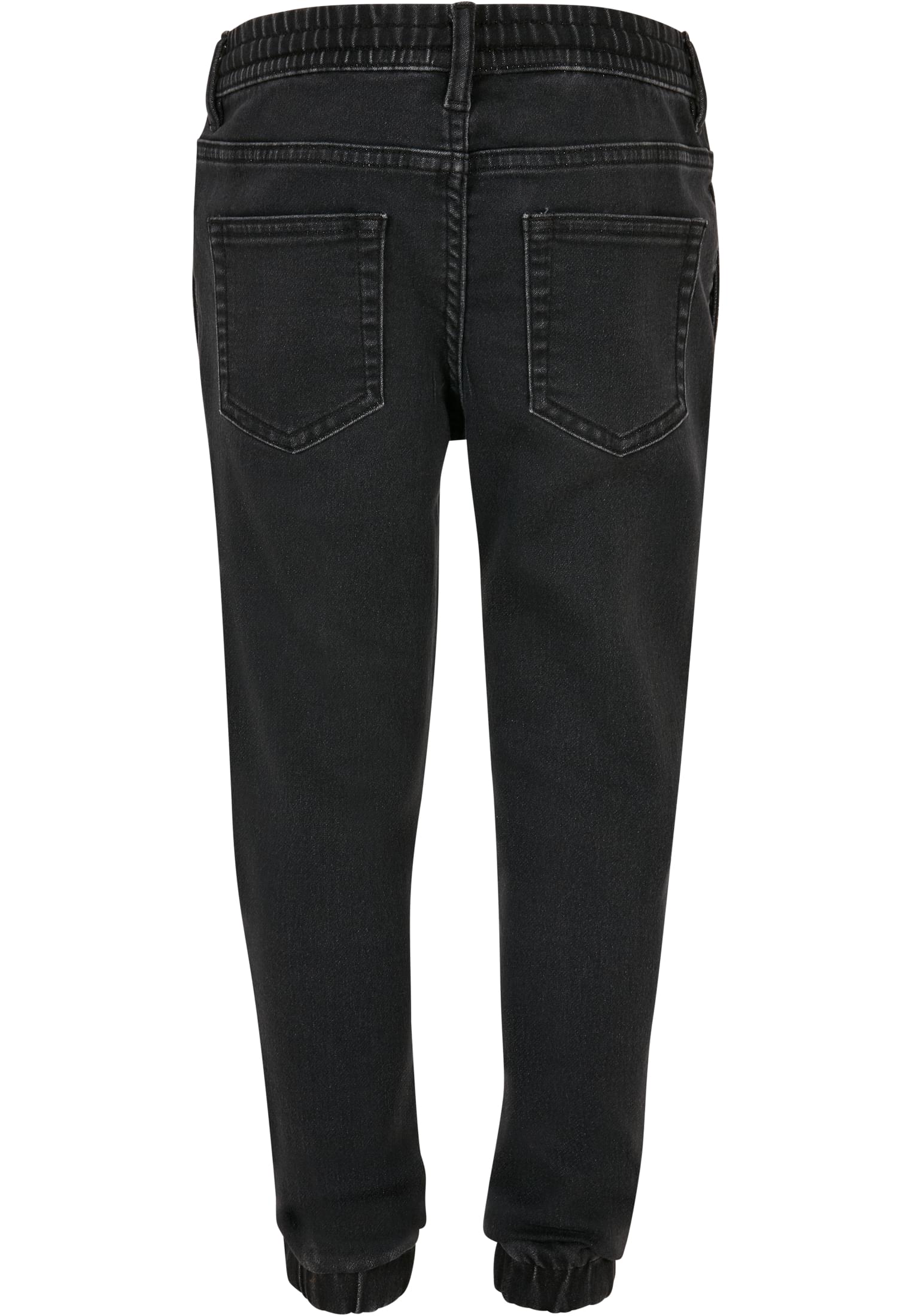 Boys Biker Denim Joggpants | black washed