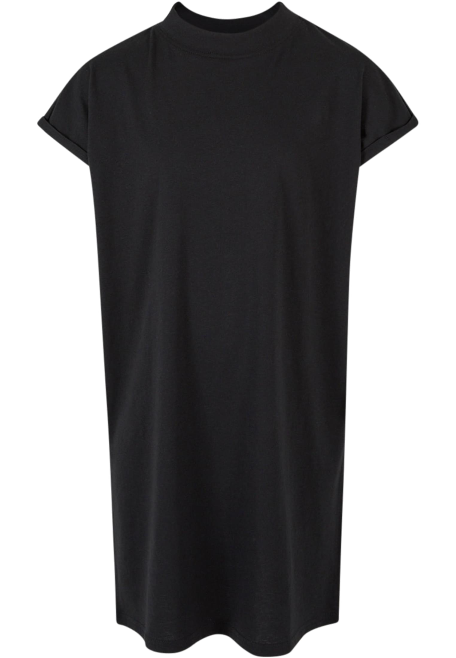 Girls Turtle Extended Shoulder Dress | black