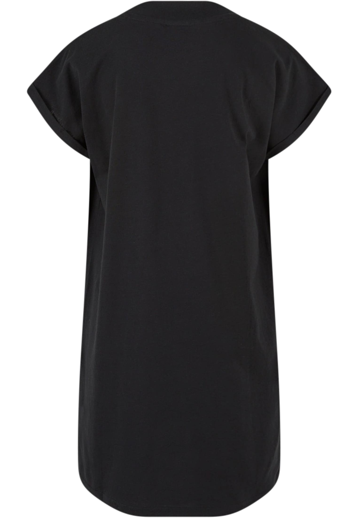 Girls Turtle Extended Shoulder Dress | black