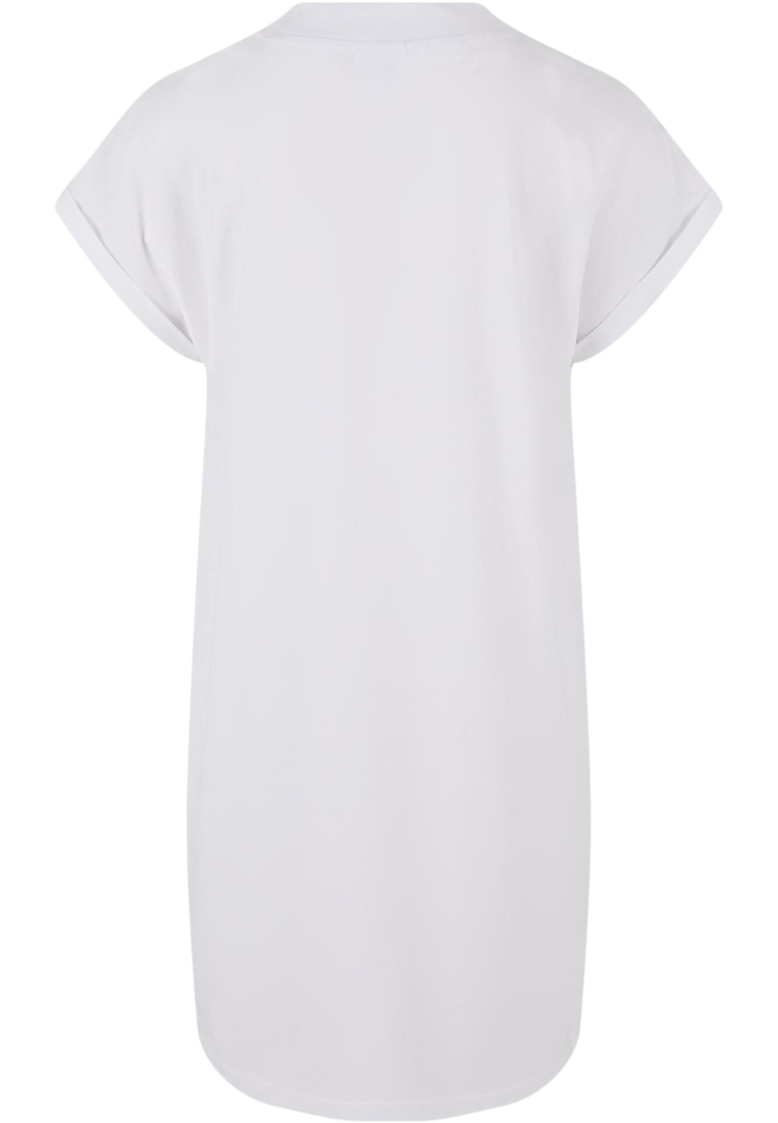 Girls Turtle Extended Shoulder Dress | white