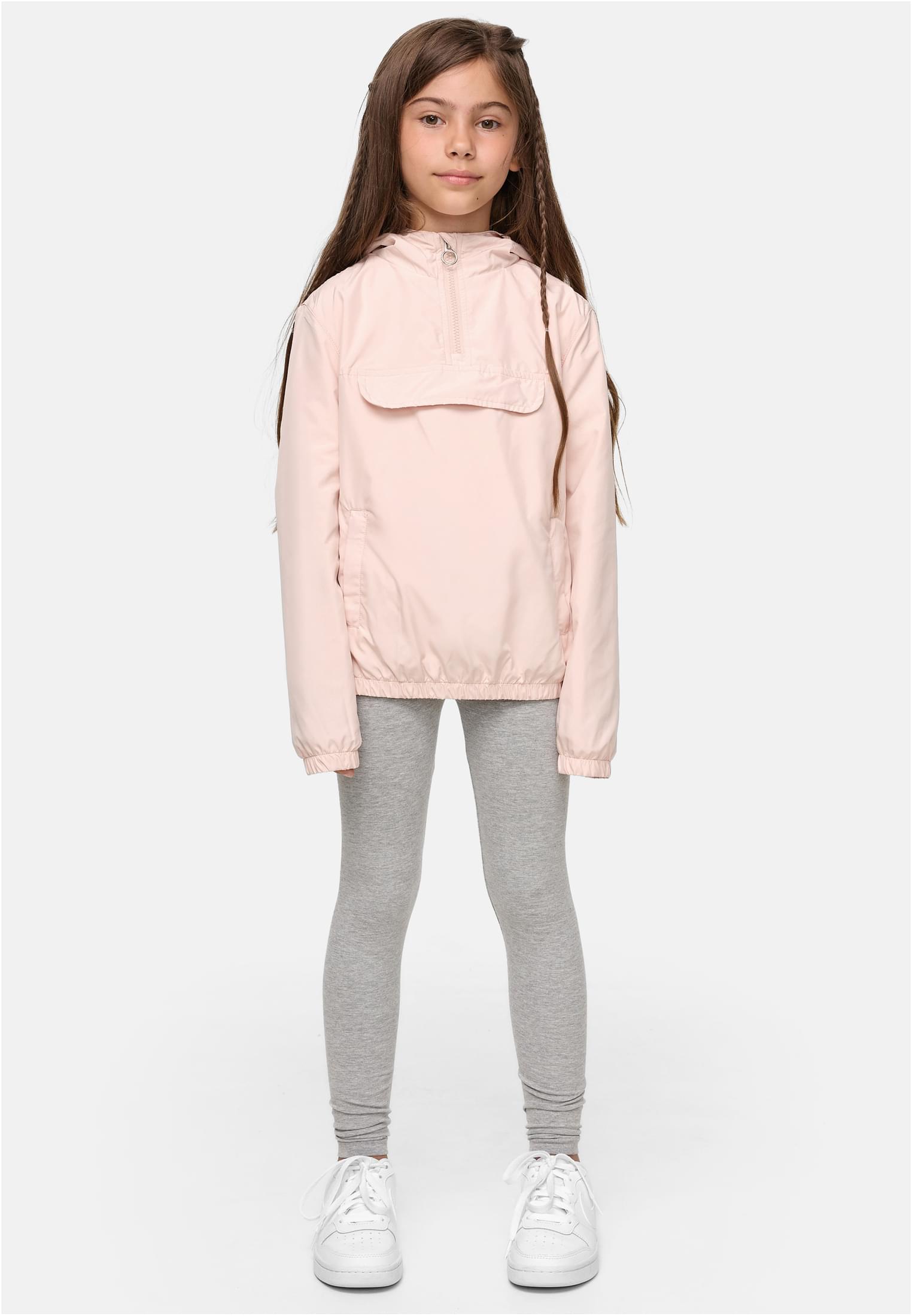 Girls Basic Pullover Jacket | light pink