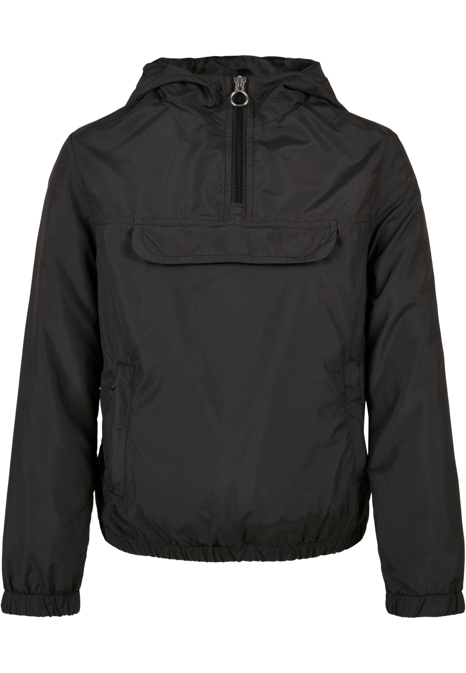 Girls Basic Pullover Jacket | black