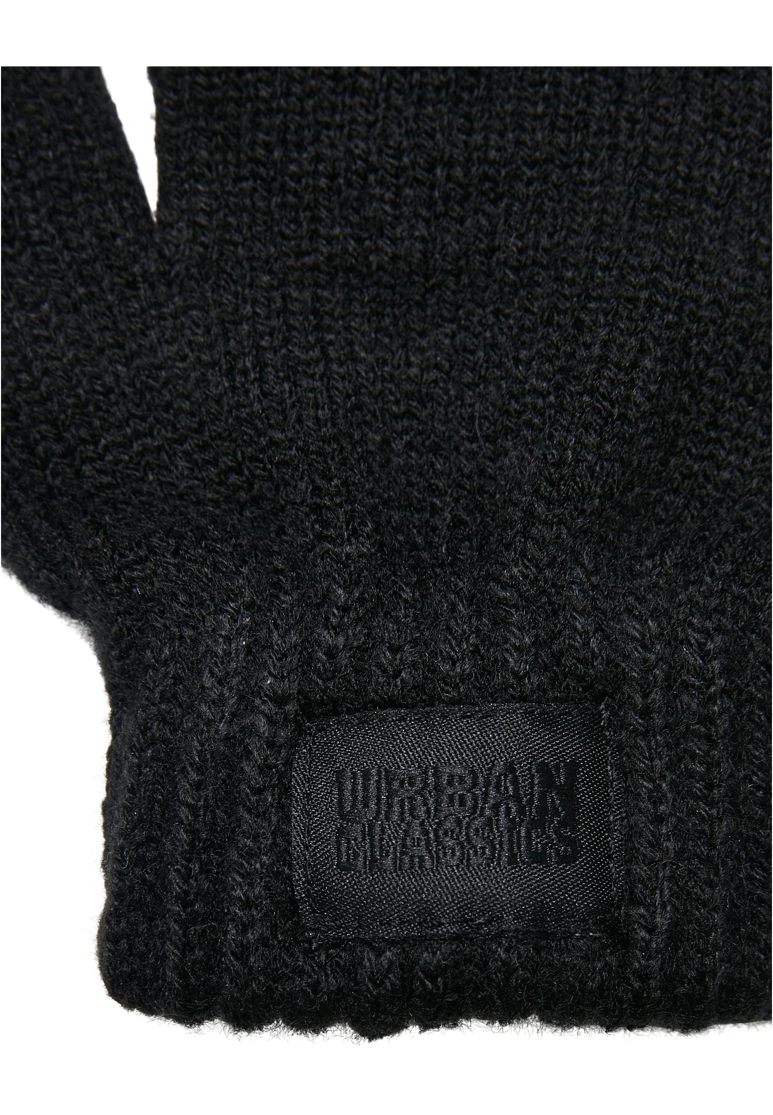 Knit Gloves Kids | black