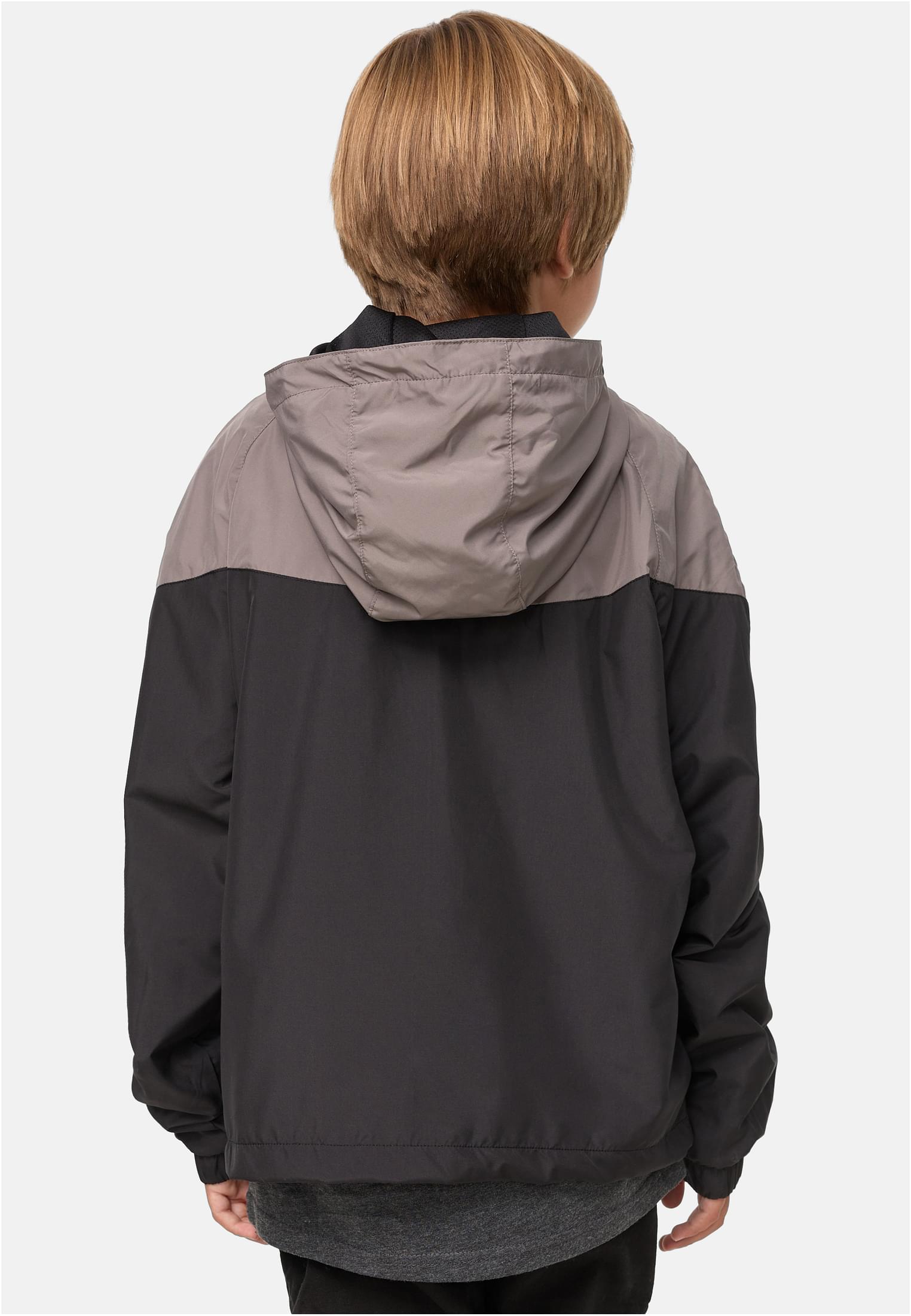 Boys 2-Tone Tech Windrunner | asphalt/black