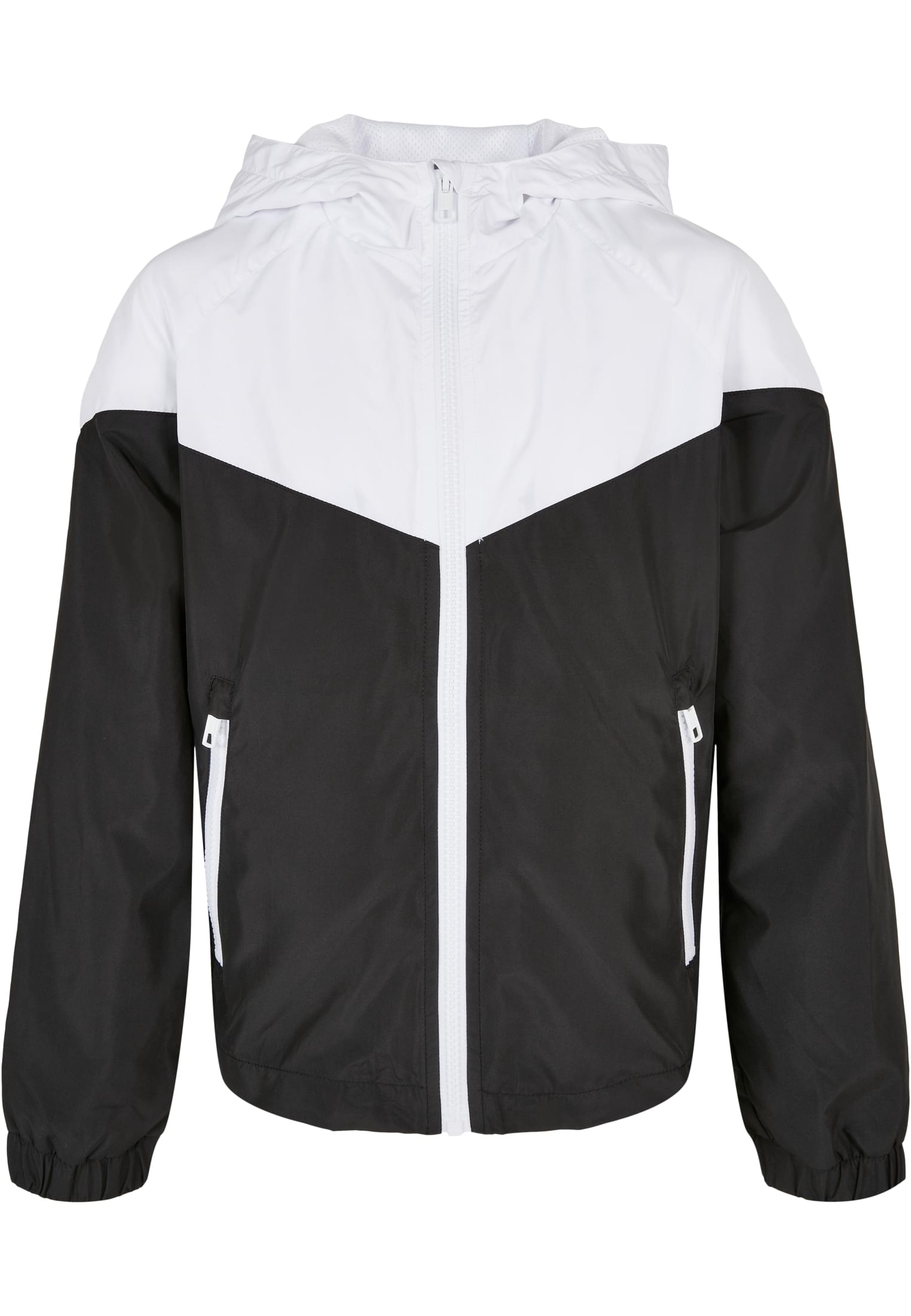 Boys 2-Tone Tech Windrunner | white/black