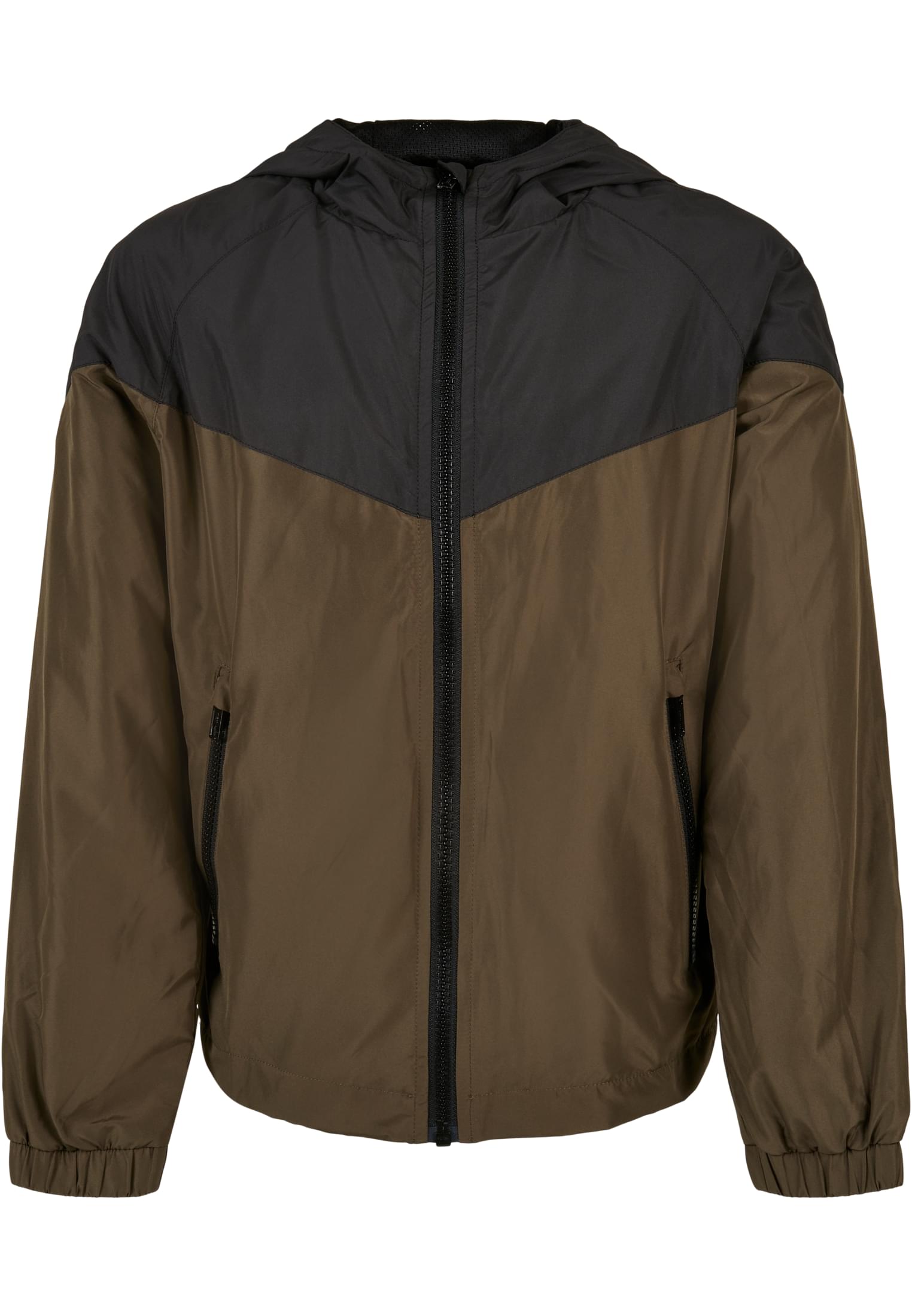 Boys 2-Tone Tech Windrunner | black/darkolive