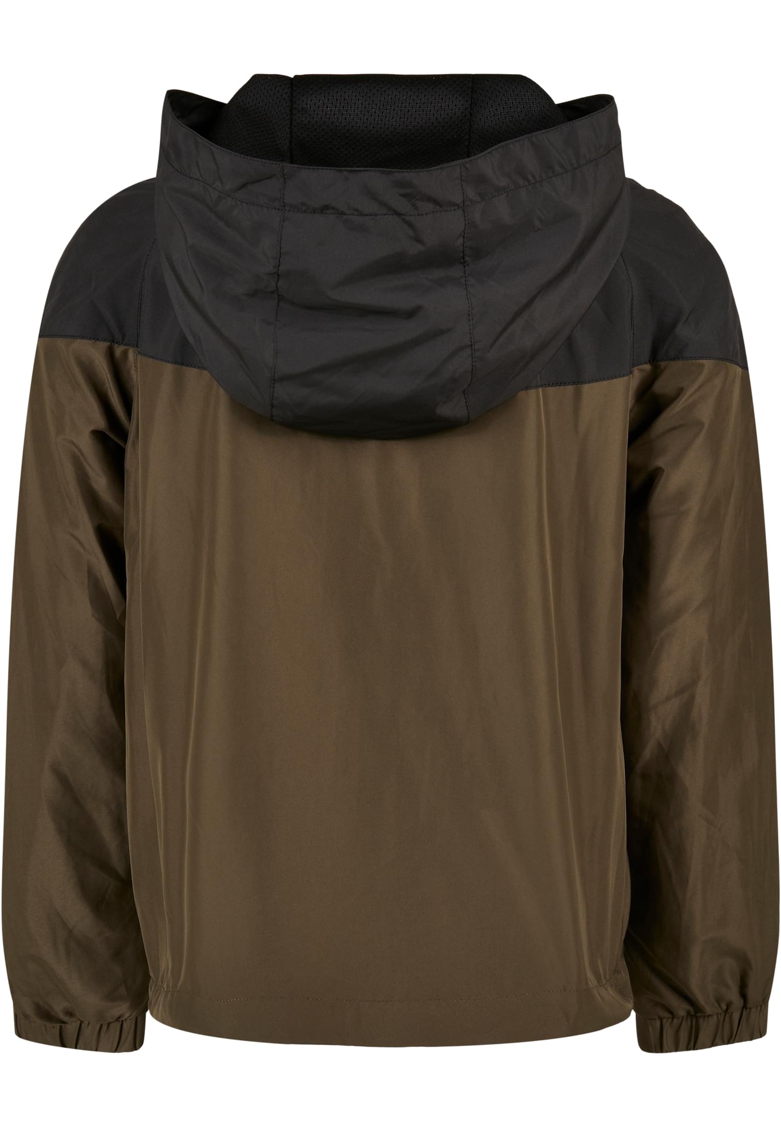 Boys 2-Tone Tech Windrunner | black/darkolive