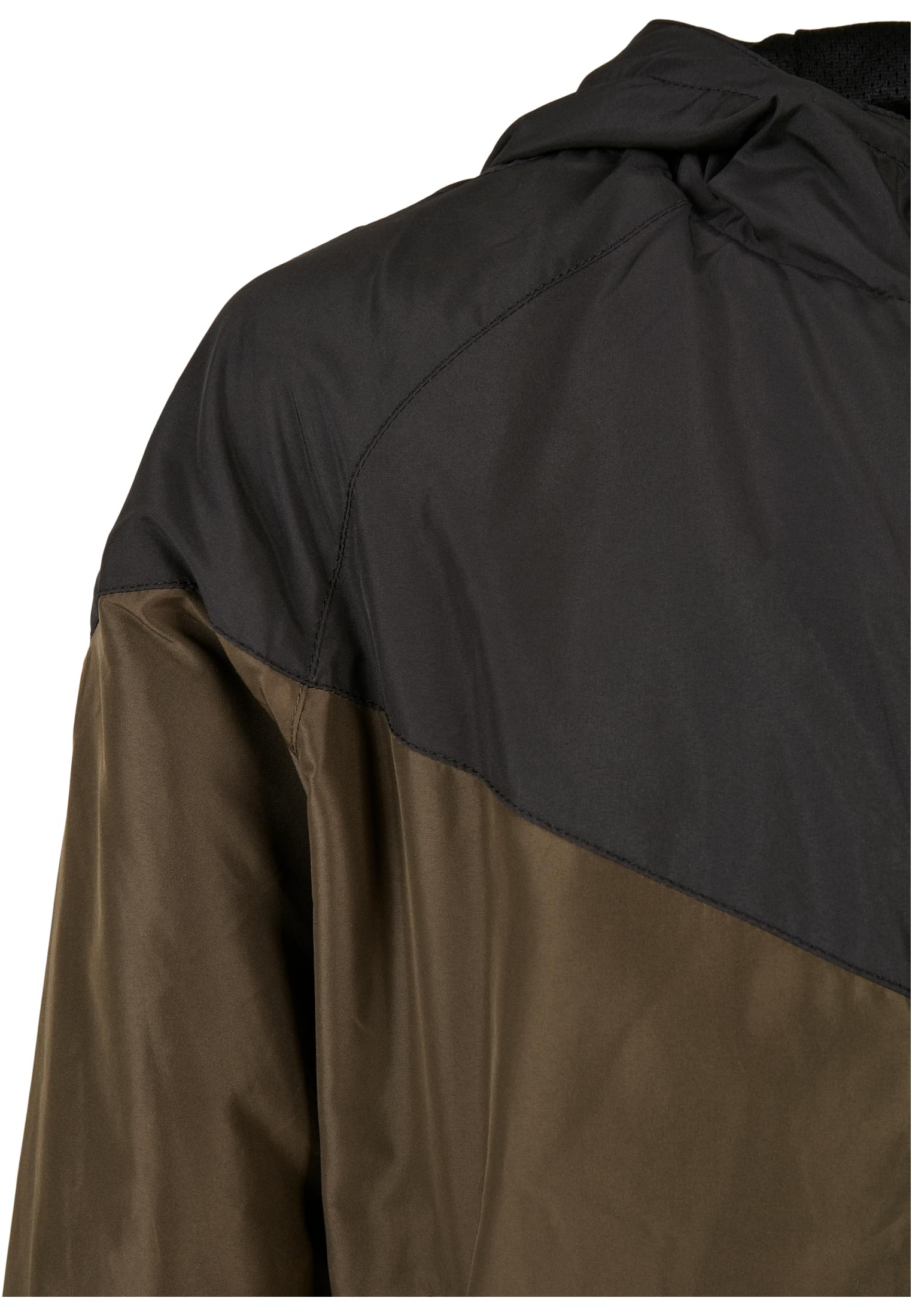 Boys 2-Tone Tech Windrunner | black/darkolive