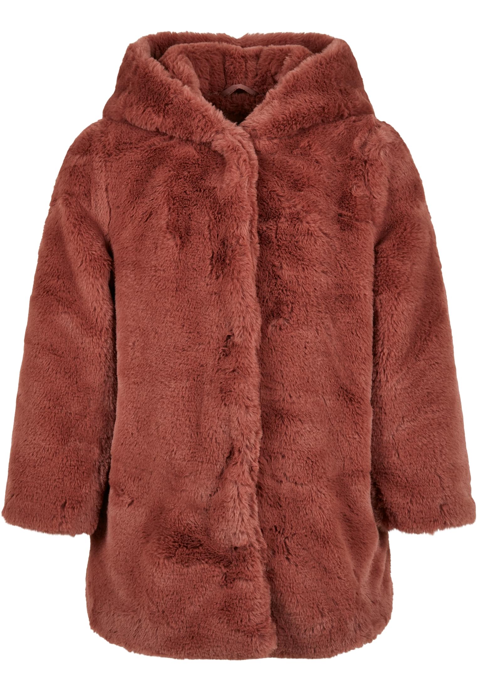 Girls Hooded Teddy Coat | darkrose