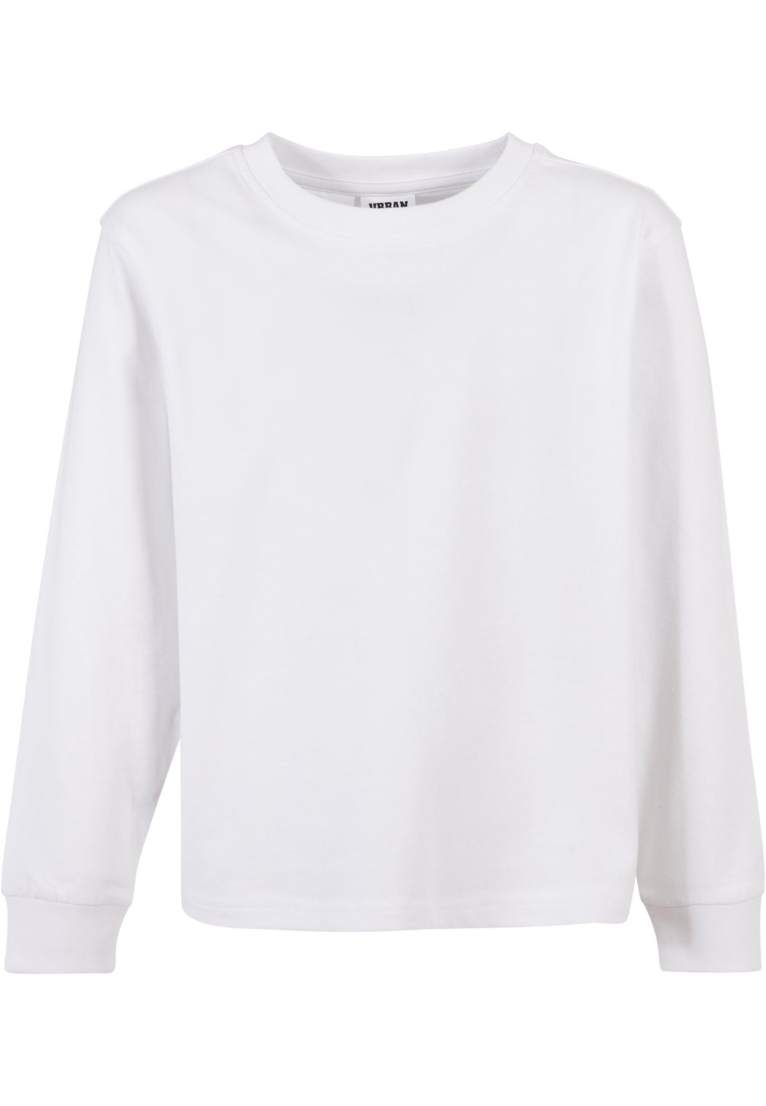 Boys Boxy Heavy Longsleeve | white