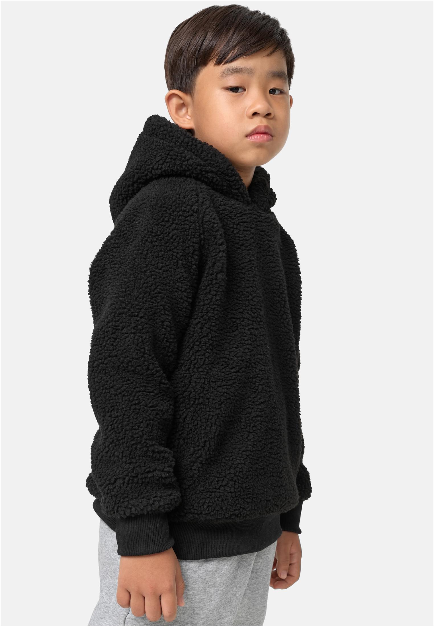 Boys Sherpa Hoody | black