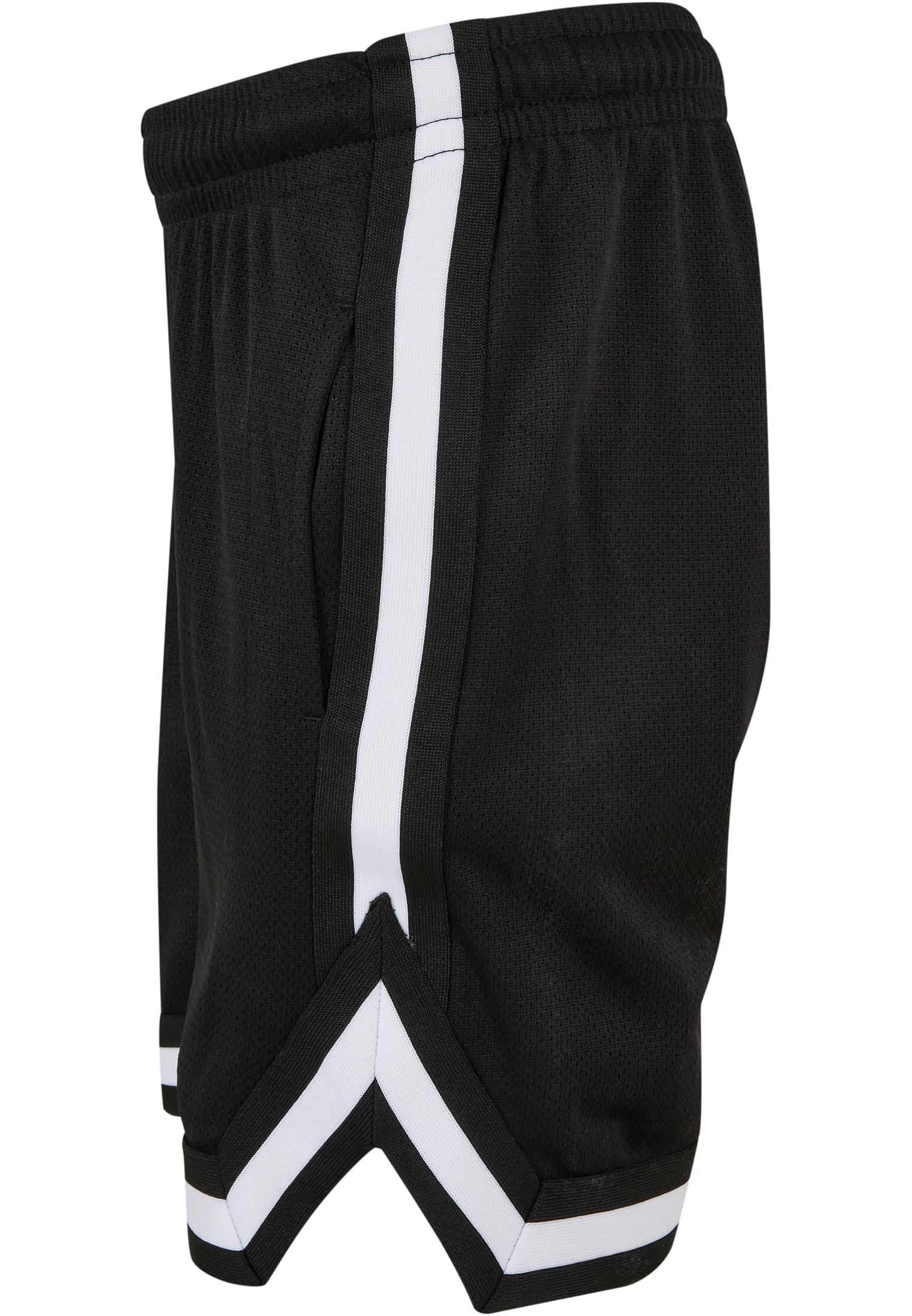 Boys Stripes Mesh Shorts | black