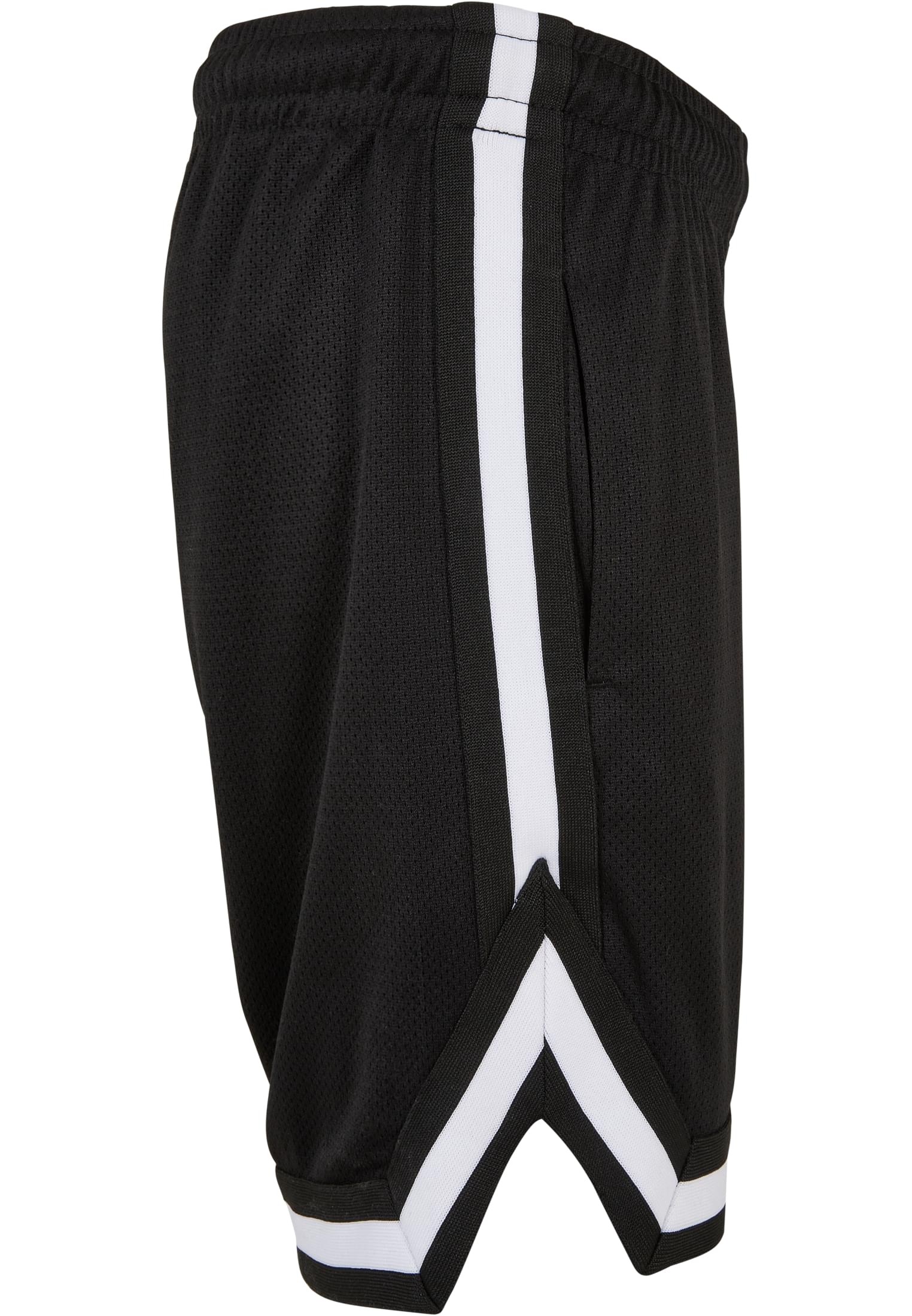 Boys Stripes Mesh Shorts | black