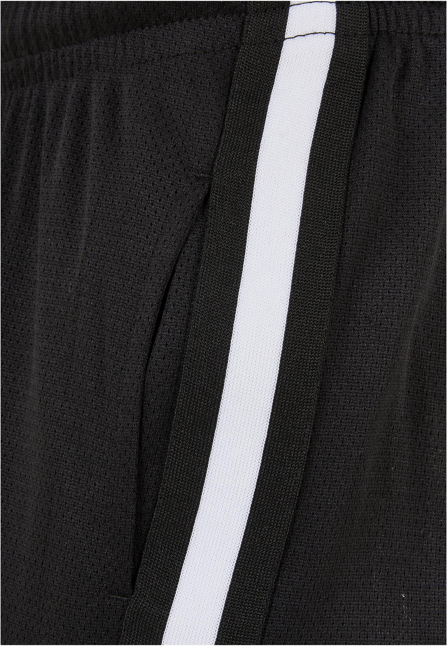 Boys Stripes Mesh Shorts | black