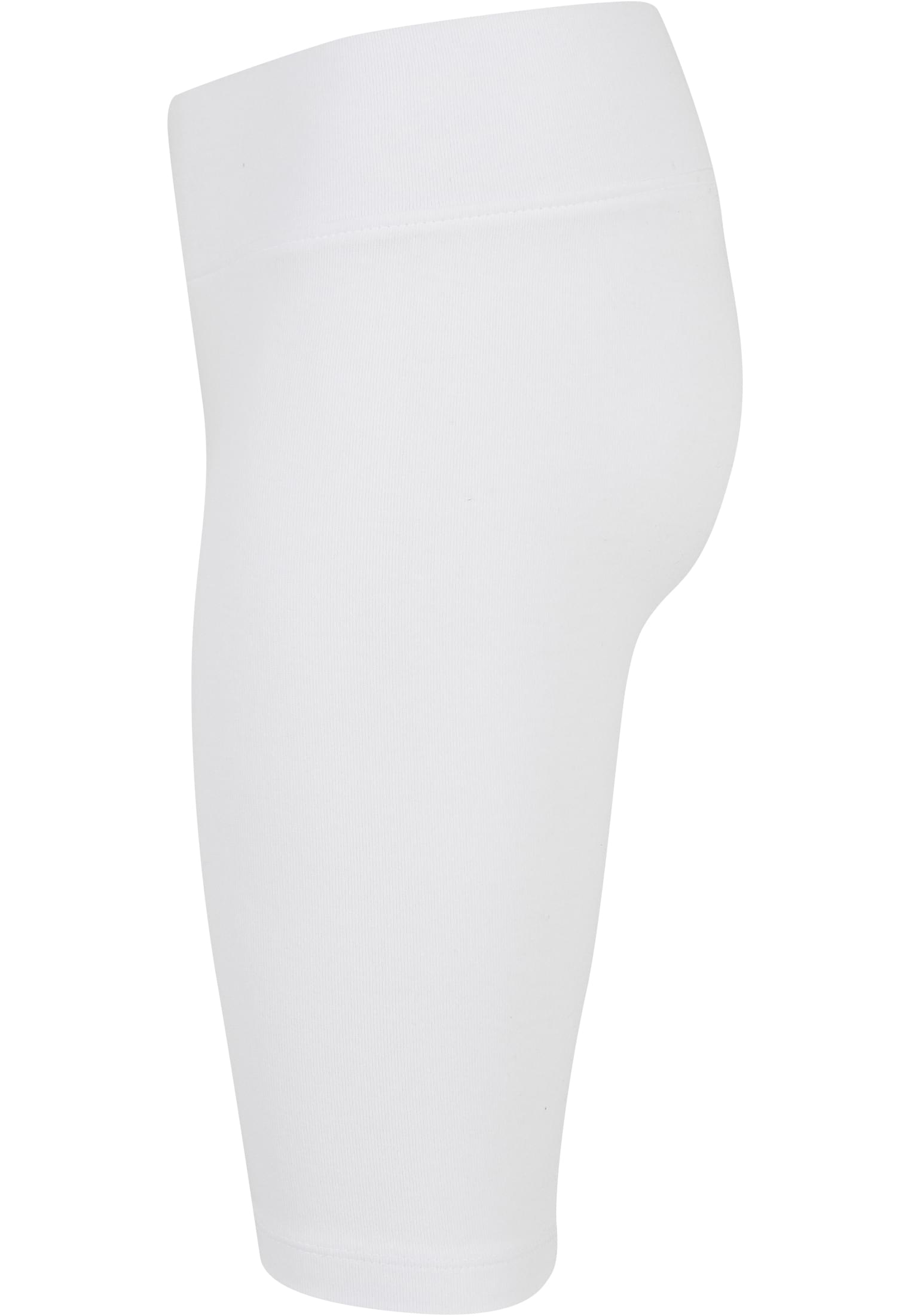 Girls High Waist Cycle Shorts | white