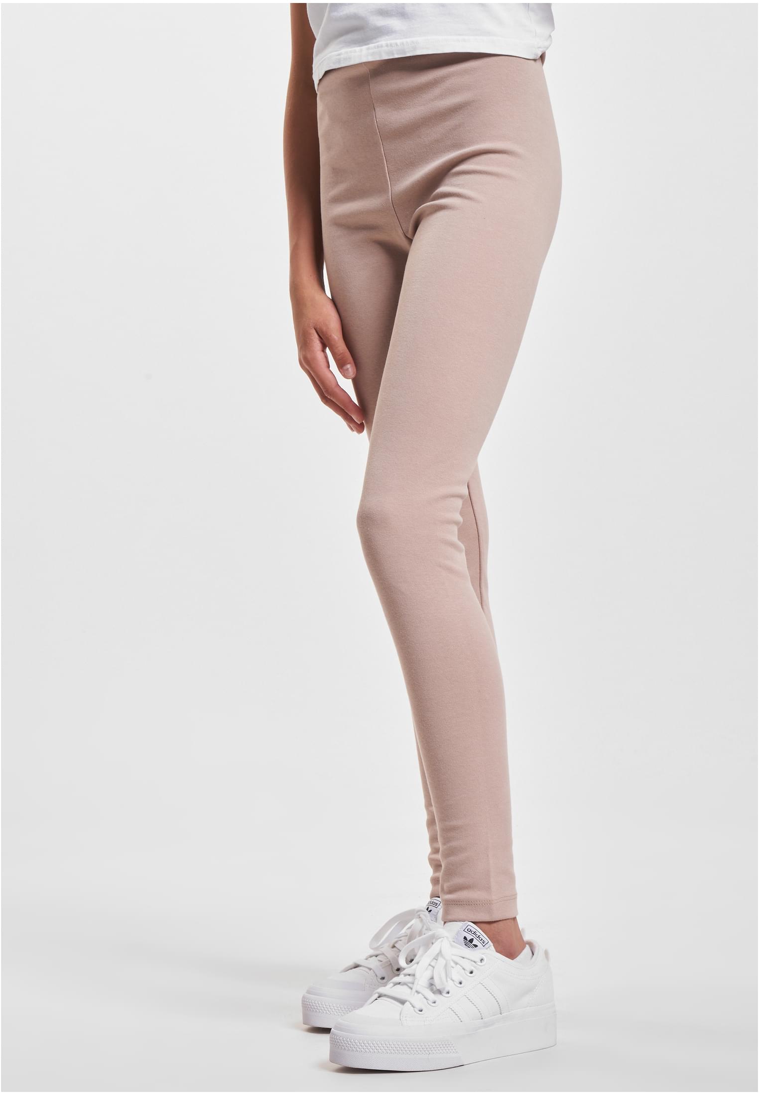 Girls High Waist Jersey Leggings | duskrose