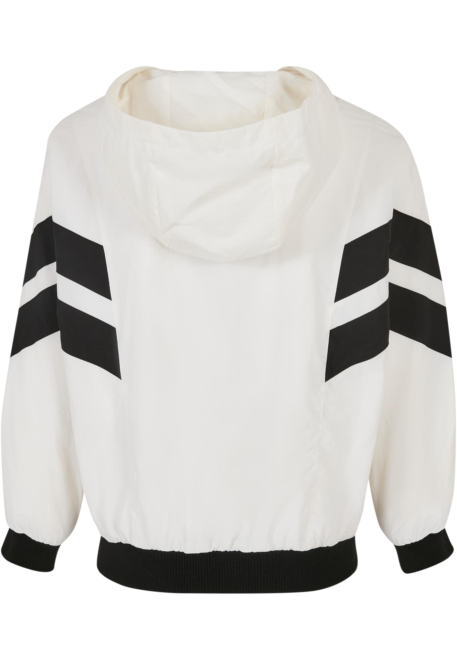 Girls Crinkle Batwing Jacket | white/black