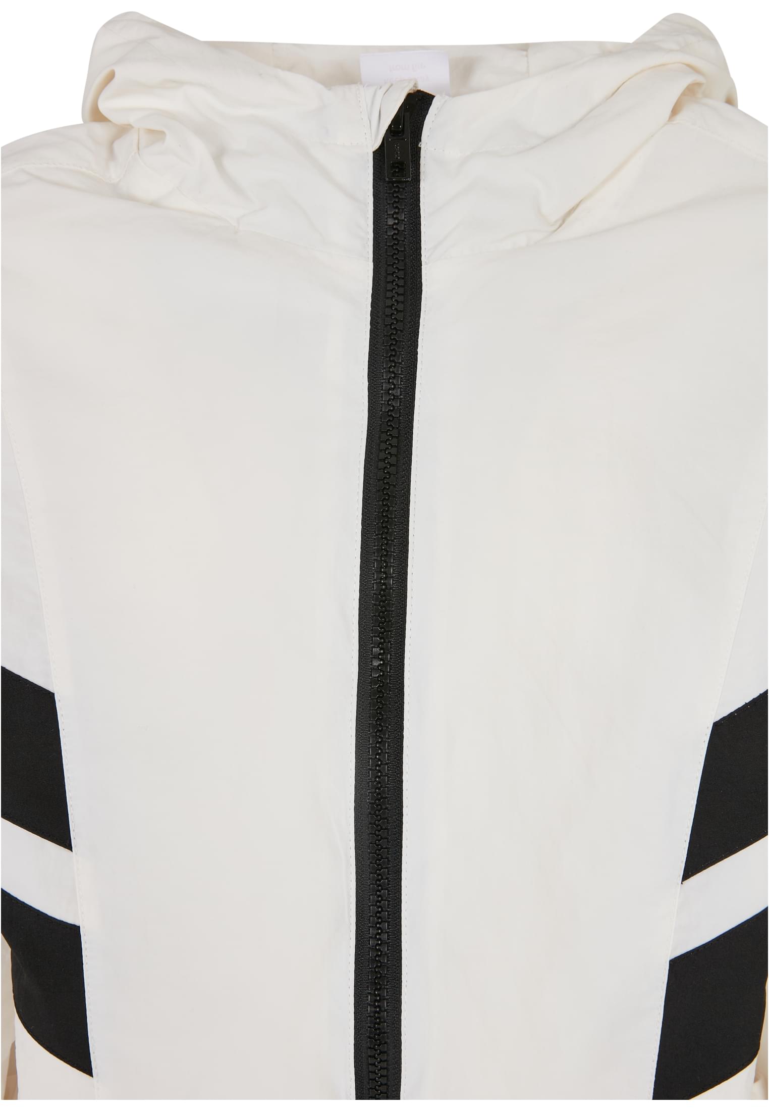 Girls Crinkle Batwing Jacket | white/black