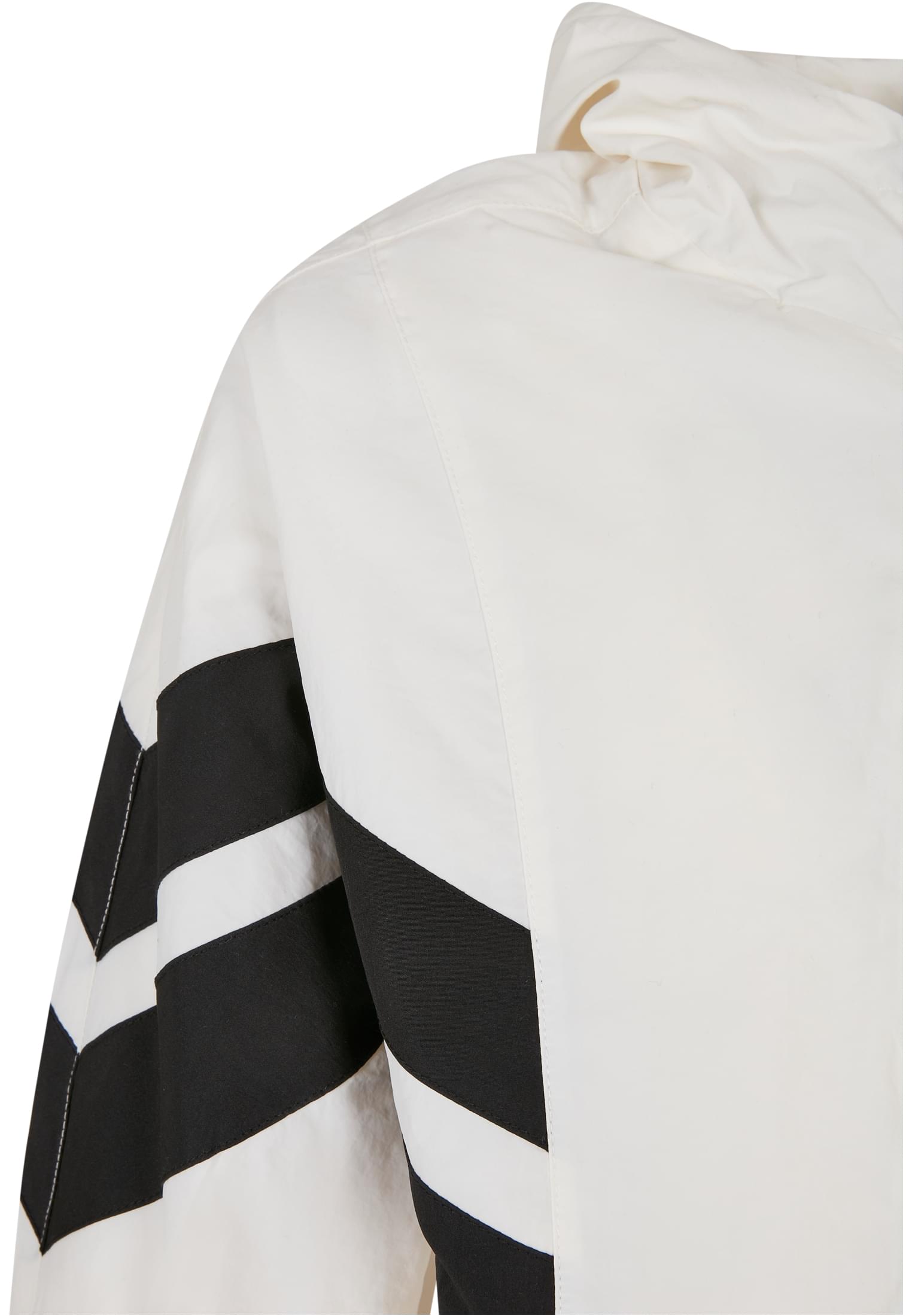 Girls Crinkle Batwing Jacket | white/black