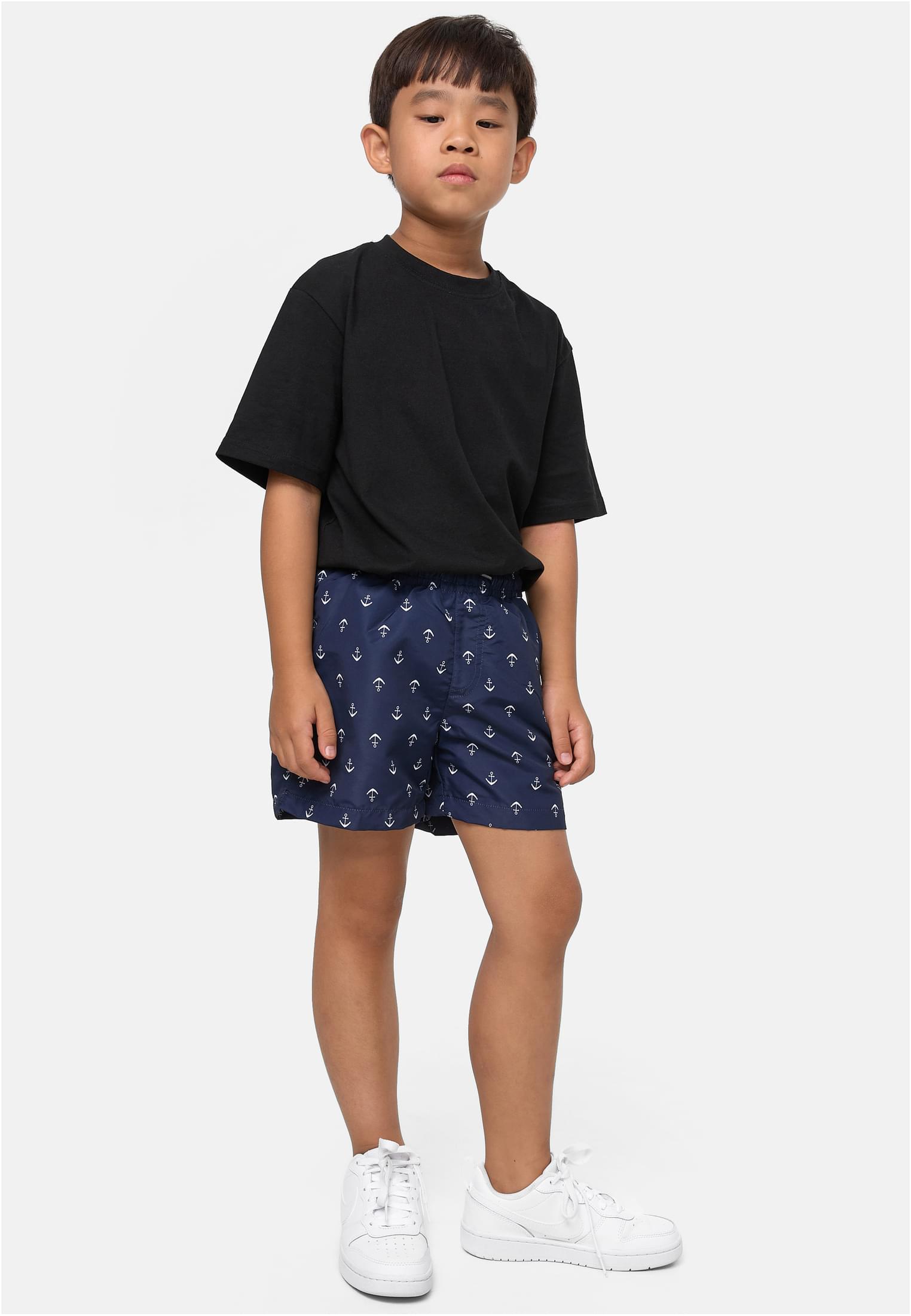 Boys Pattern Swim Shorts | anchor/navy