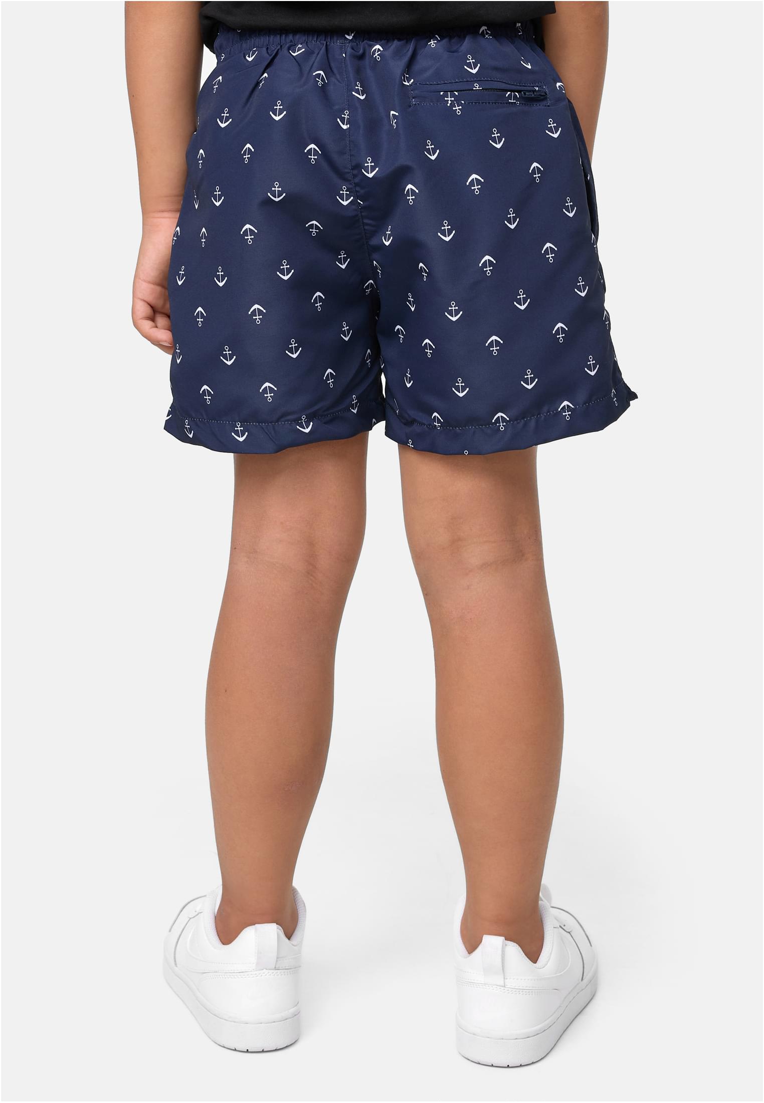 Boys Pattern Swim Shorts | anchor/navy