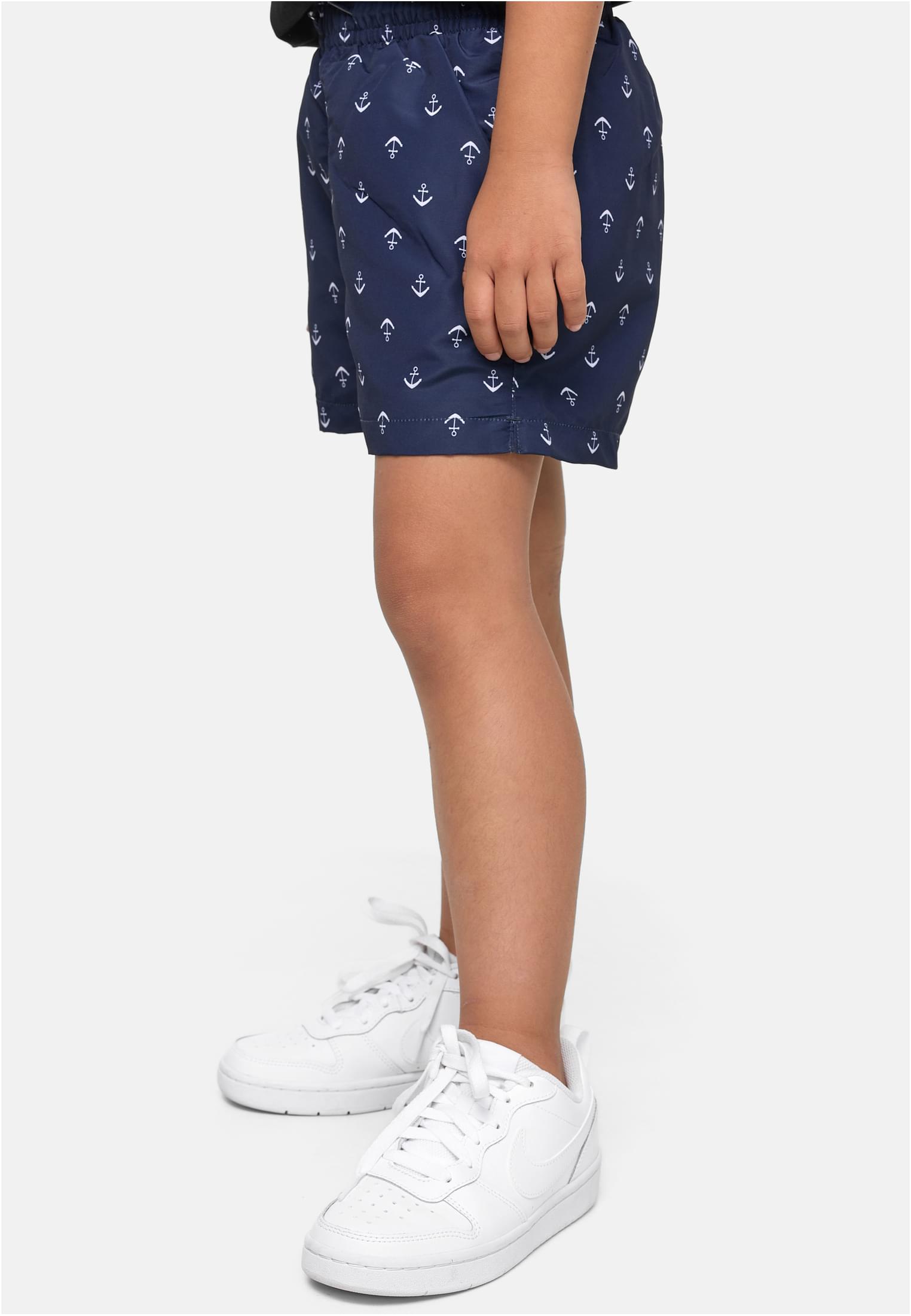 Boys Pattern Swim Shorts | anchor/navy