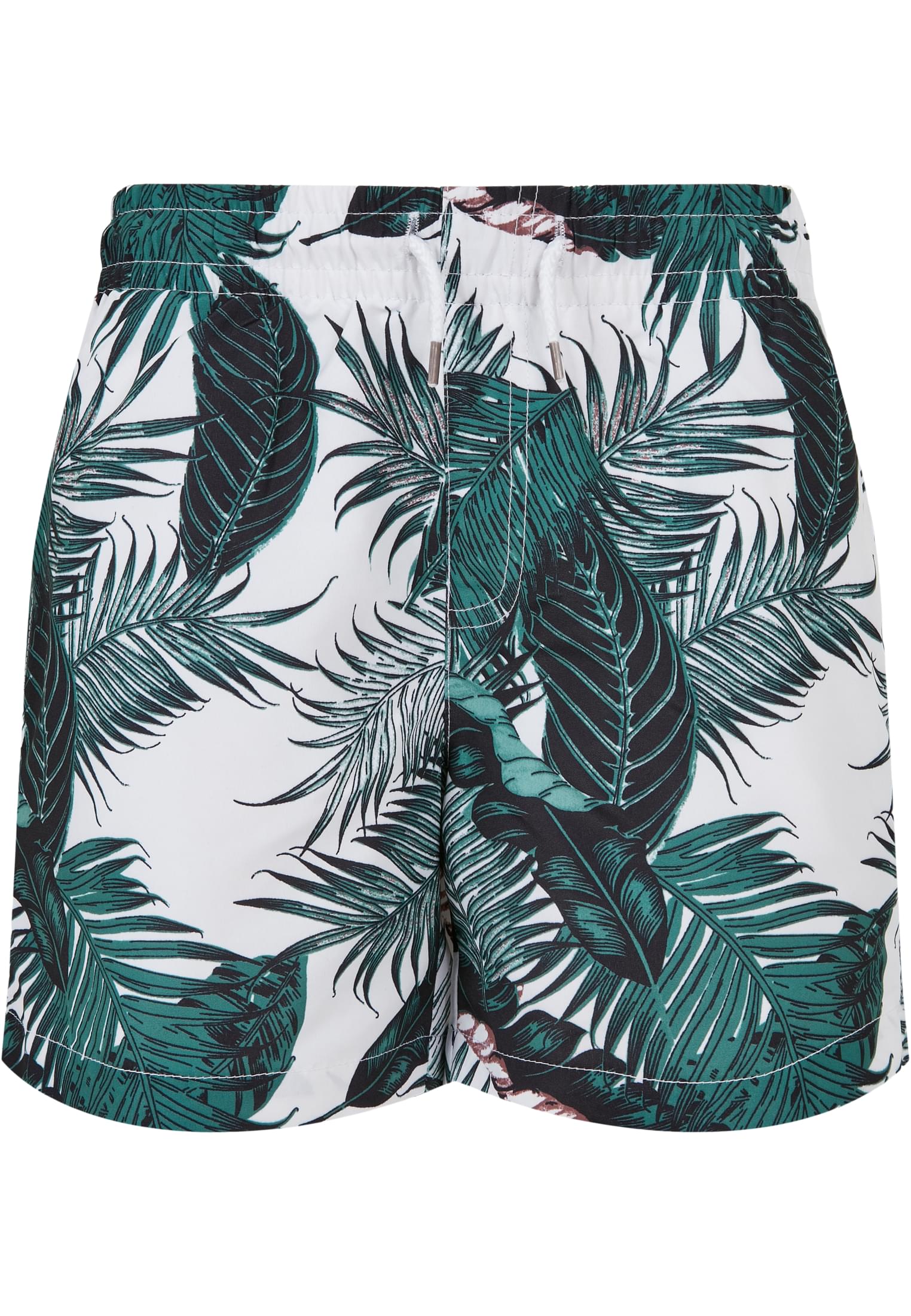 Boys Pattern Swim Shorts | palm leaves aop