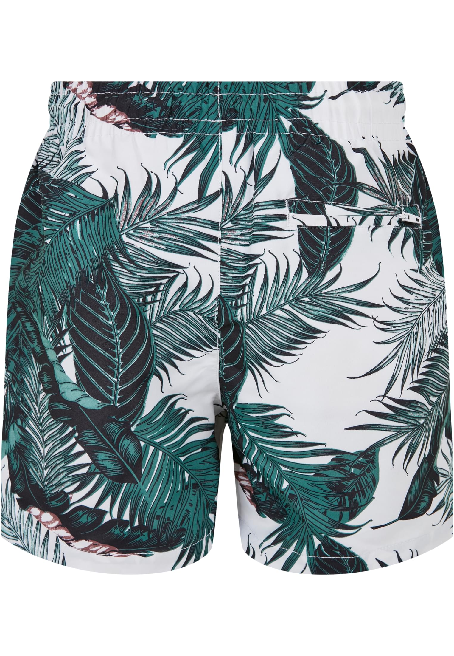 Boys Pattern Swim Shorts | palm leaves aop