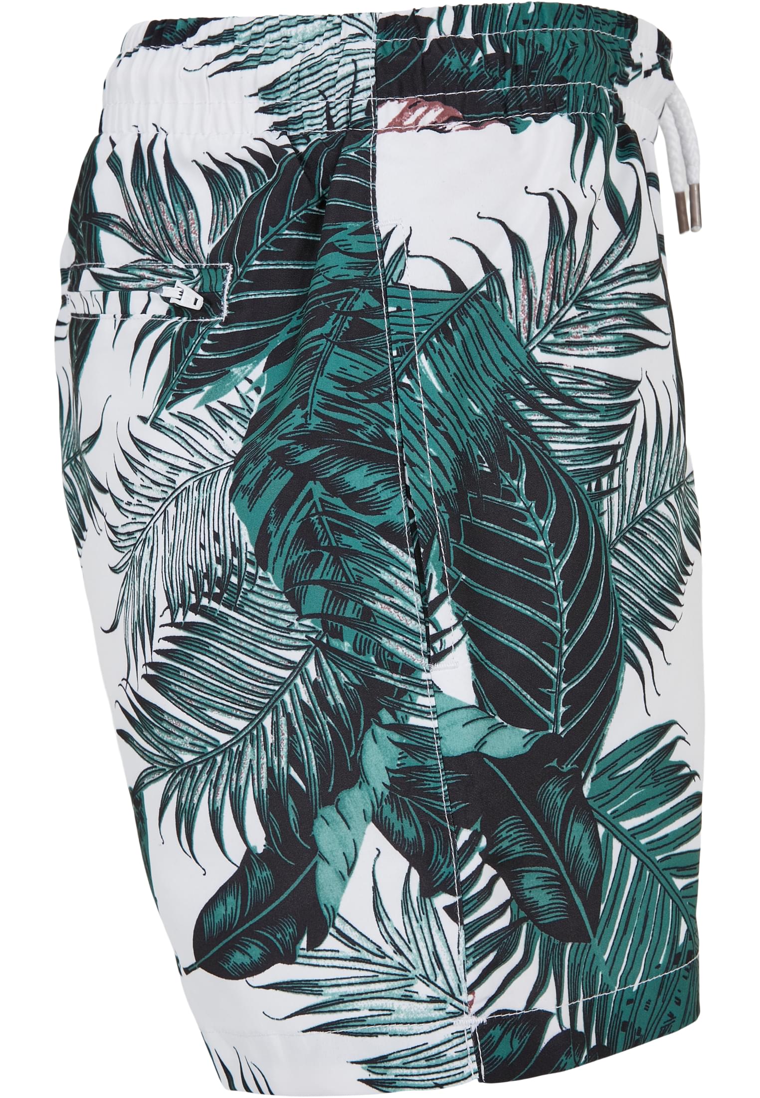 Boys Pattern Swim Shorts | palm leaves aop