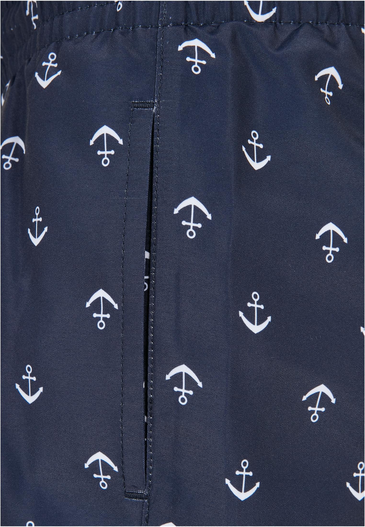 Boys Pattern Swim Shorts | anchor/navy