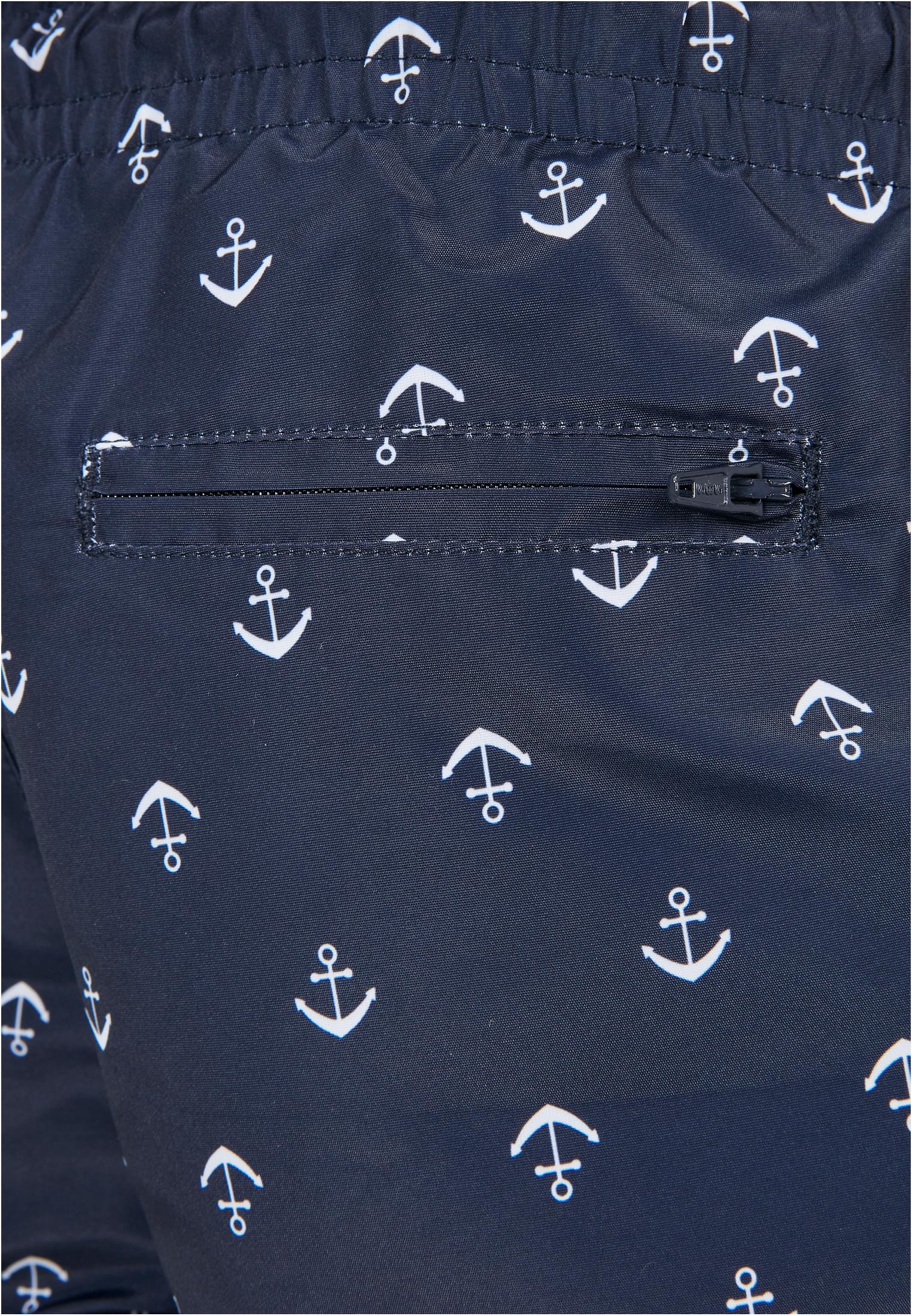 Boys Pattern Swim Shorts | anchor/navy