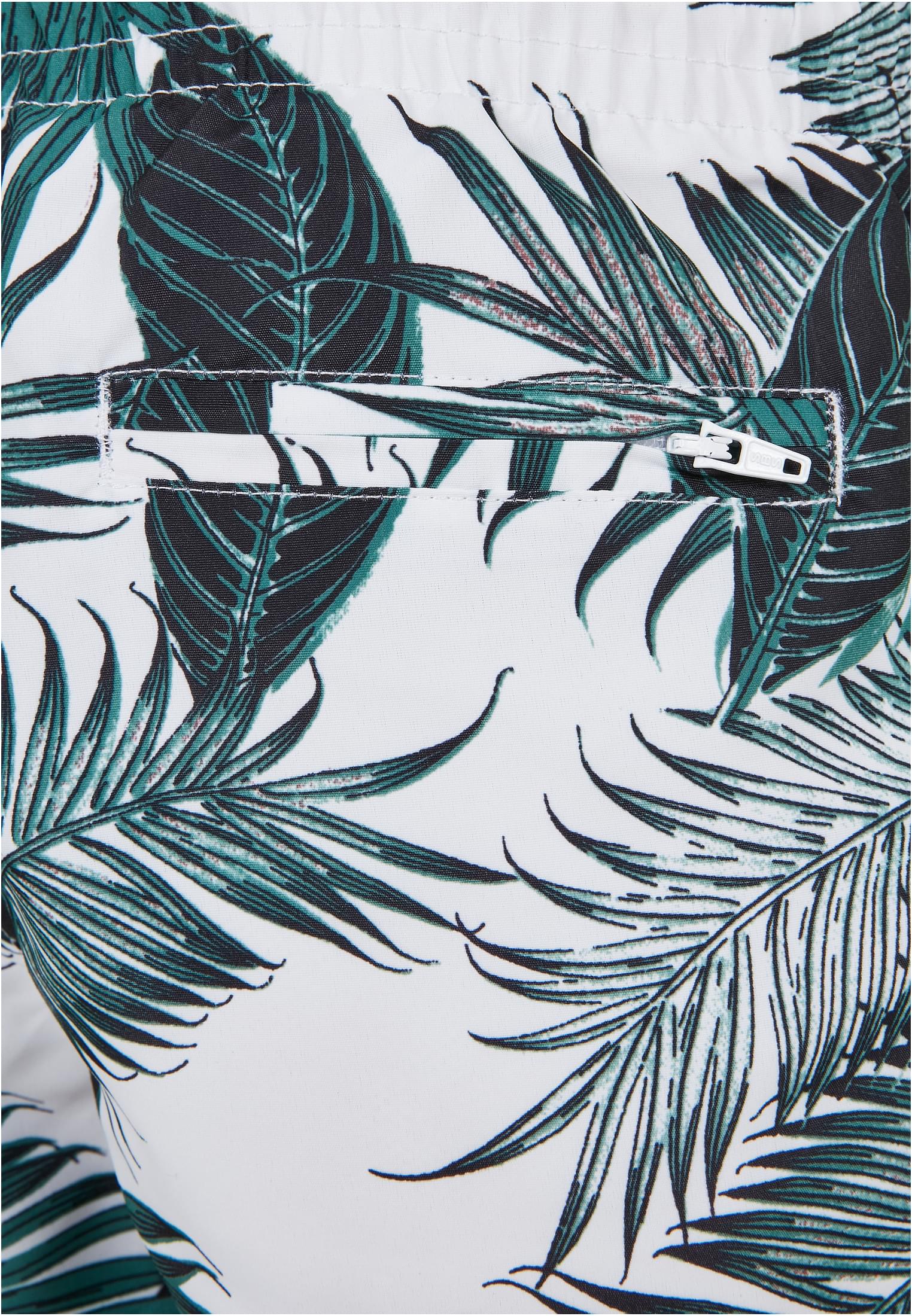 Boys Pattern Swim Shorts | palm leaves aop