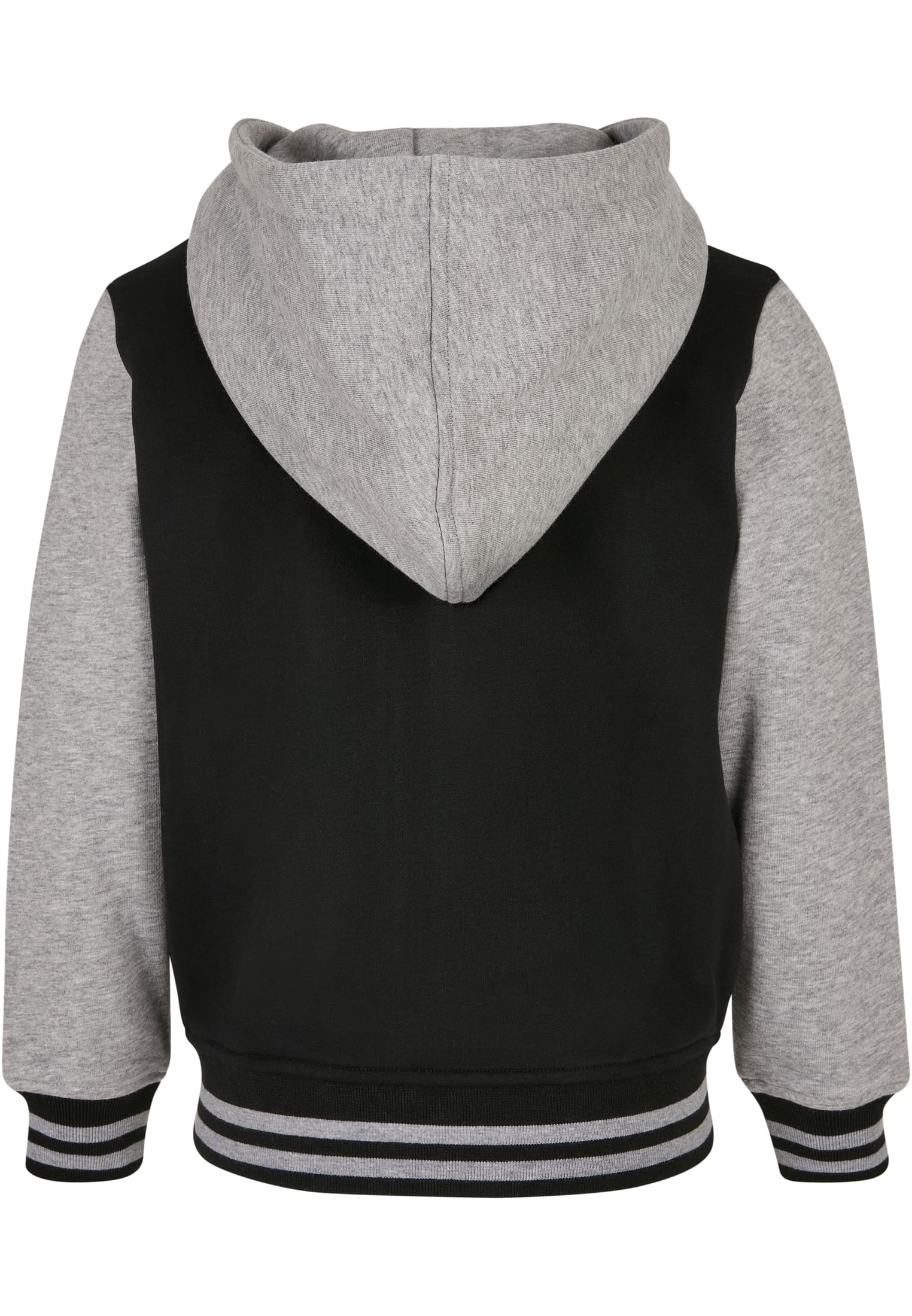 Boys 2-Tone Zip Hoody | black/grey